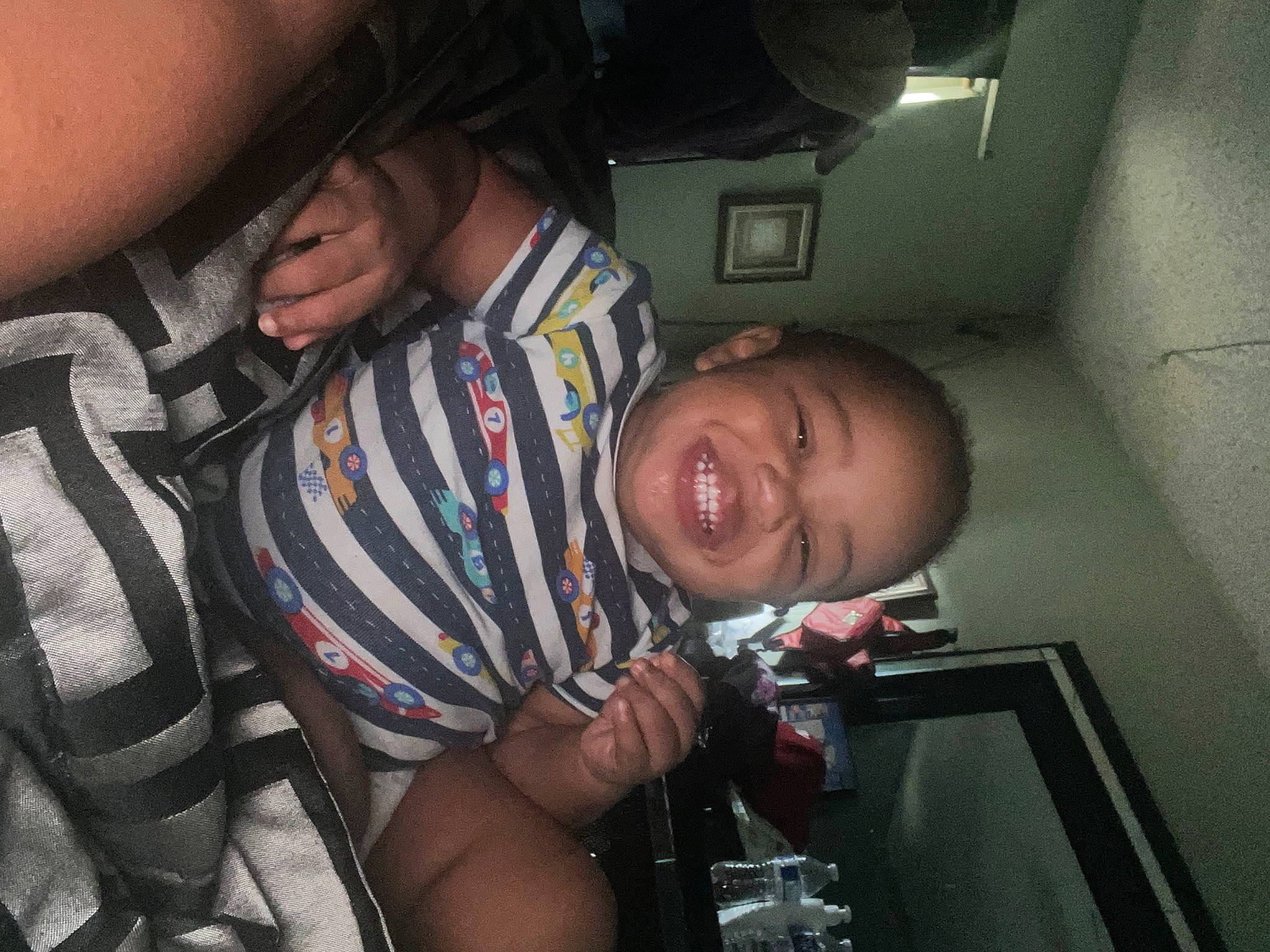 Monroe joined the competition — help win amazing prizes! auto_part, baby, cheek, chest, child, comfort, ear, elbow, finger, fun, gesture, joint, joy, mouth, nail, person, room, sitting, smile, thumb