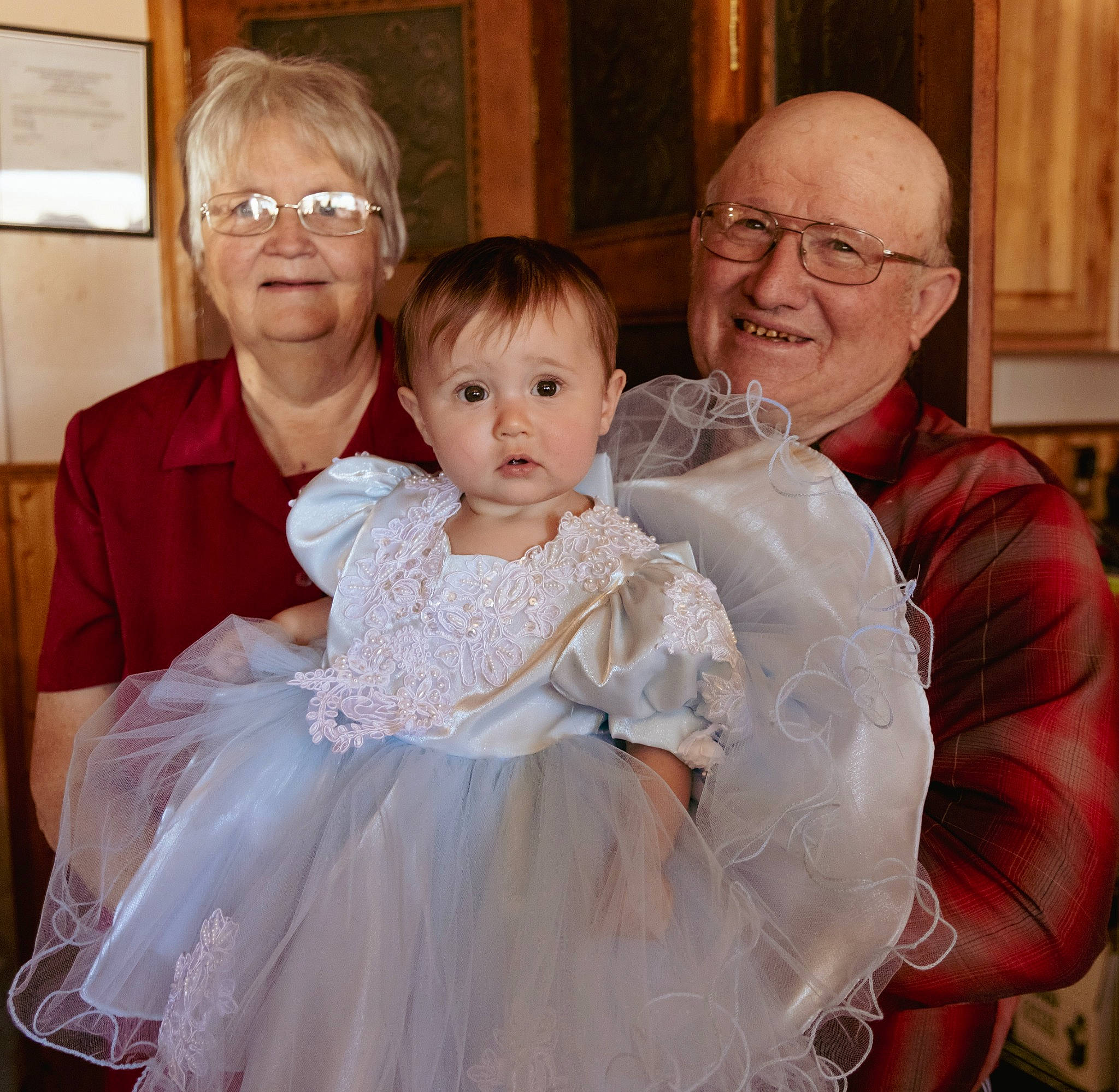 Sapphire Thomas is registered to the contest to win money with this photo: baby_toddler_clothing, dress, eye, face, facial_expression, fun, gesture, glasses, hair, happy, head, interaction, iris, joy, one_piece_garment, organ, person, skin, smile, standing