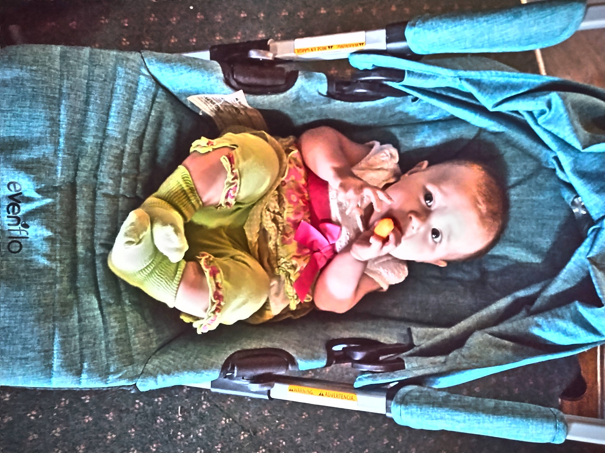 Sapphire Thomas joined the competition — help win amazing prizes! baby, baby_carriage, baby_products, baby_toddler_clothing, car_seat, cheek, child, comfort, cool, eye, facial_expression, human, human_body, linens, person, room, skin, sleeve, textile, toddler