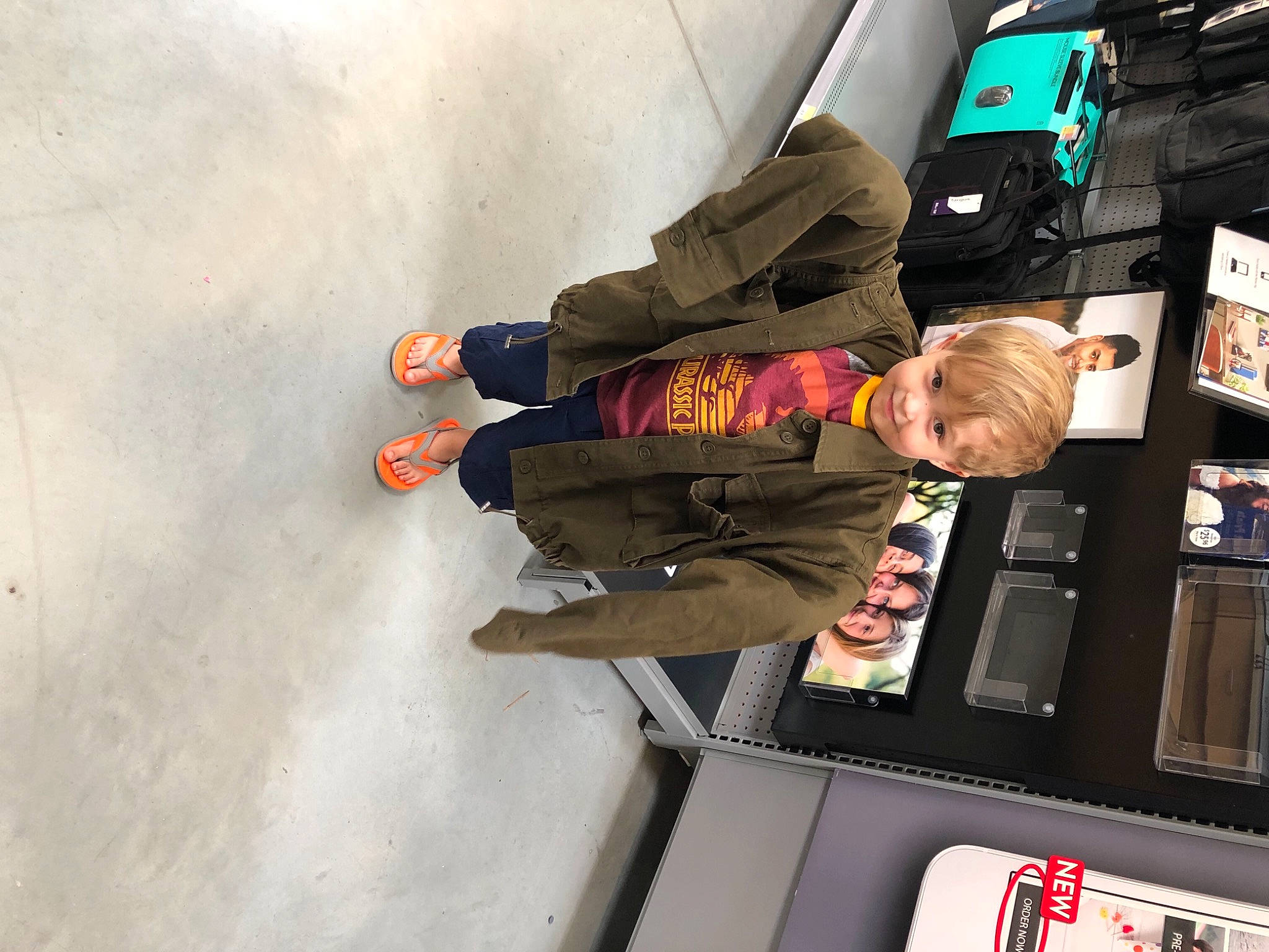 Odin joined the competition — help win amazing prizes! automotive_exterior, bag, baggage, child, cool, fun, jacket, joy, luggage_and_bags, outdoor_shoe, person, personal_protective_equipment, recreation, room, sneakers, sportswear, t_shirt, television, tire, toddler