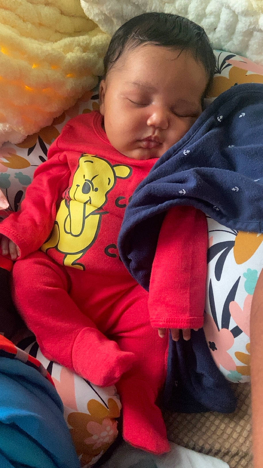 Clover-sol joined the competition — help win amazing prizes! baby, baby_carriage, baby_products, baby_toddler_clothing, carmine, cheek, child, comfort, fun, happy, linens, orange, pattern, person, personal_protective_equipment, play, sitting, skin, sleeve, stuffed_toy