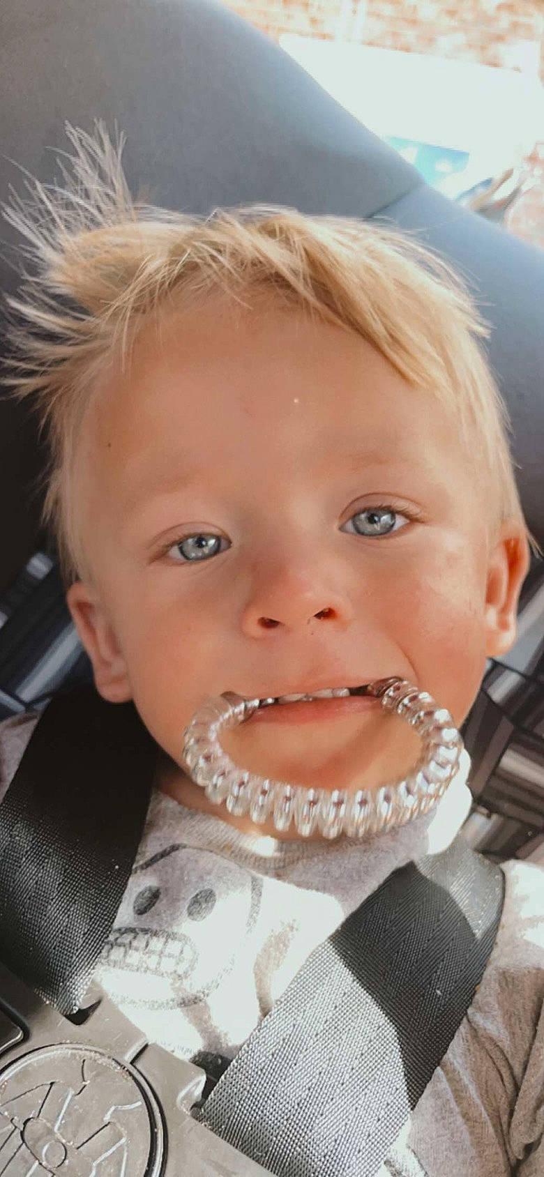 Hunter King is registered to the contest to win money with this photo: baby, baby_toddler_clothing, blond, cheek, drinkware, ear, eyelash, fun, happy, human_body, iris, jaw, jewellery, lip, mouth, neck, nose, person, skin, smile