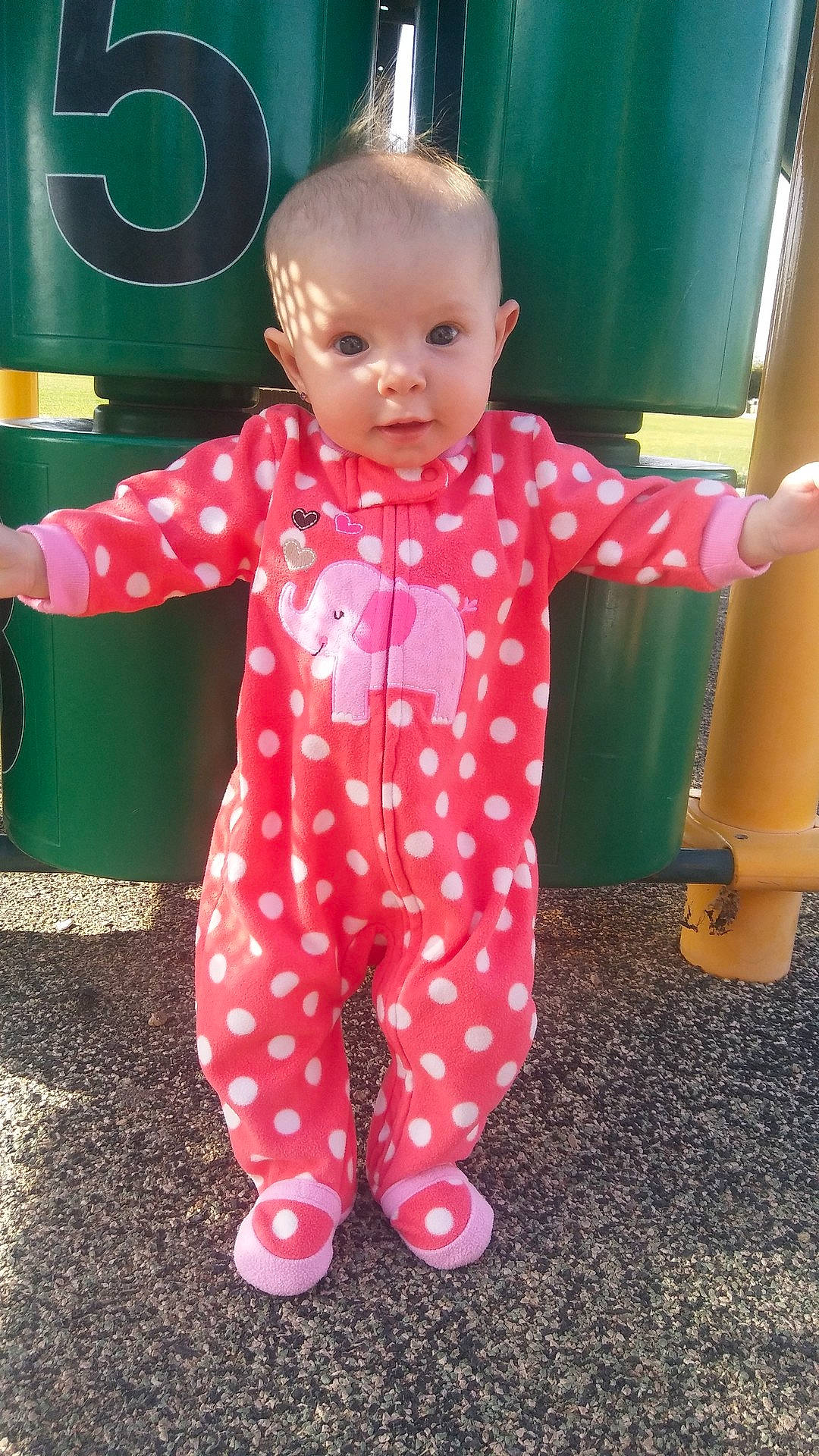 Riley joined the competition — help win amazing prizes! child, clothing, doll, infant, pattern, pink, play, toddler, toy