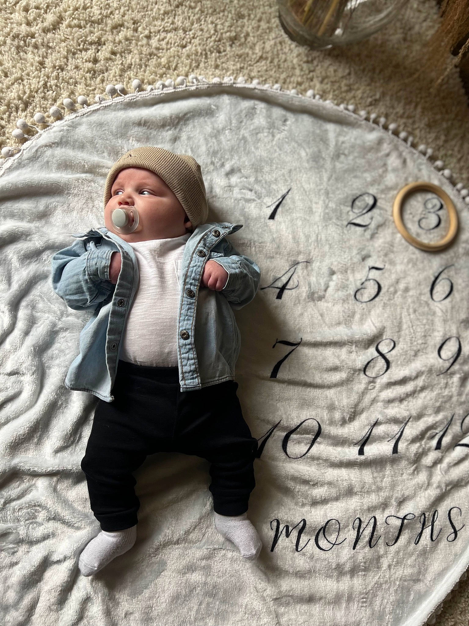 Waylen joined the competition — help win amazing prizes! automotive_tire, baby, beauty, circle, comfort, concrete, flooring, font, grey, headwear, human, pattern, people, person, road_surface, sitting, sleeve, stock_photography, tableware, toddler