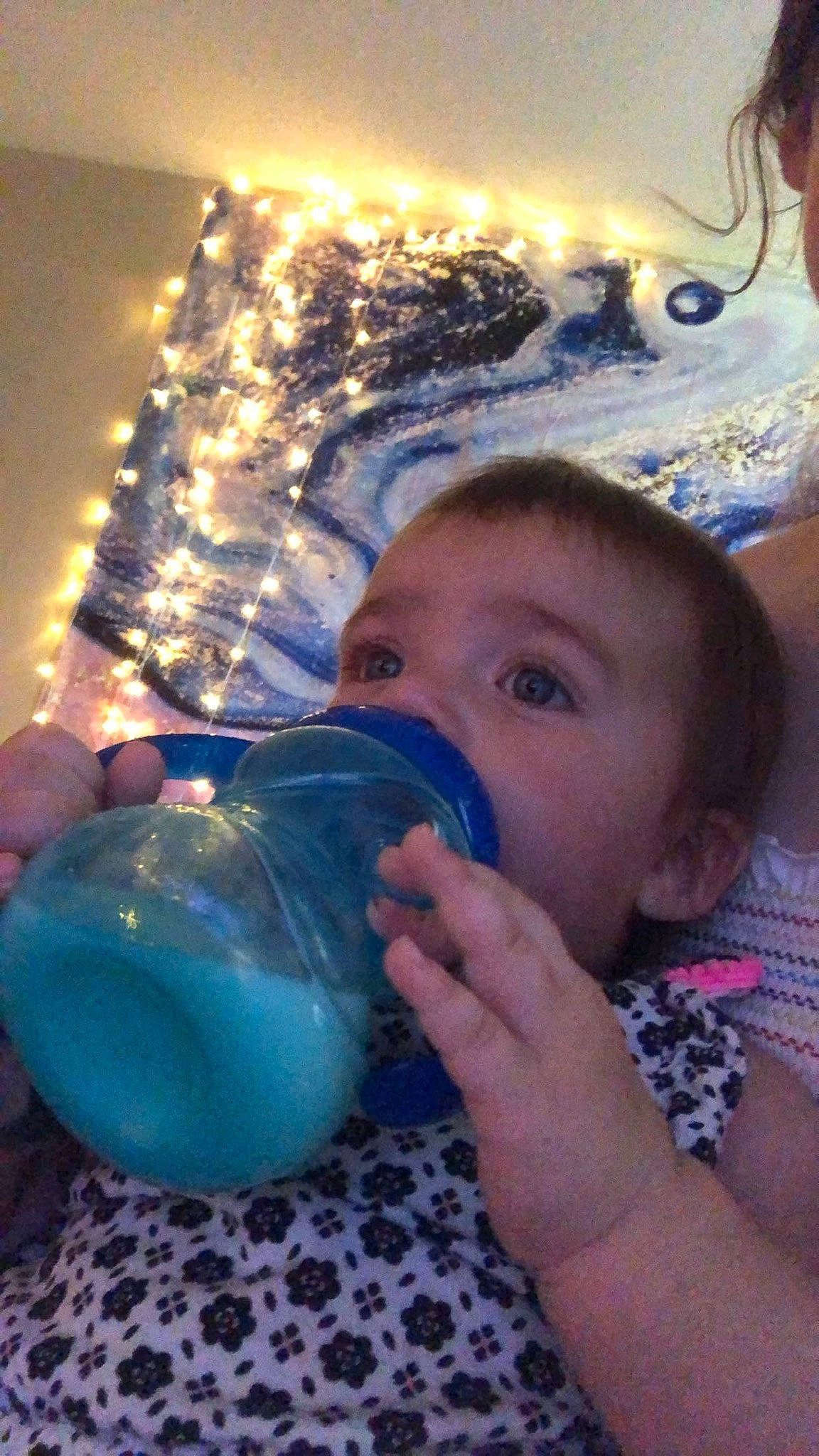 Sophia Lou is registered to the contest to win money with this photo: child, person, plastic_bottle, toddler