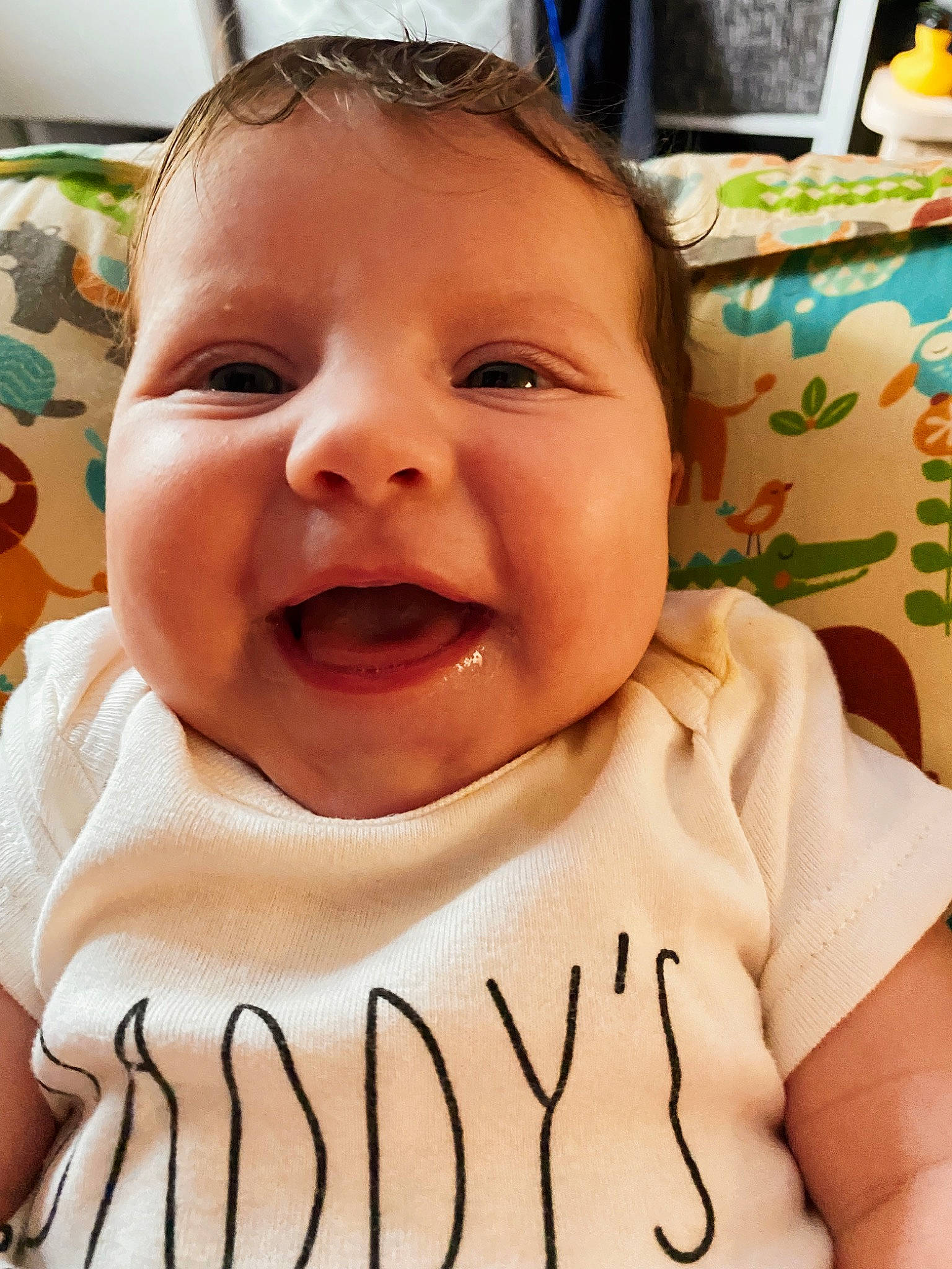 Savannah joined the competition — help win amazing prizes! baby, baby_toddler_clothing, cheek, chin, ear, eye, eyebrow, face, forehead, happy, head, lip, mouth, neck, nose, person, product, skin, sleeve, smile