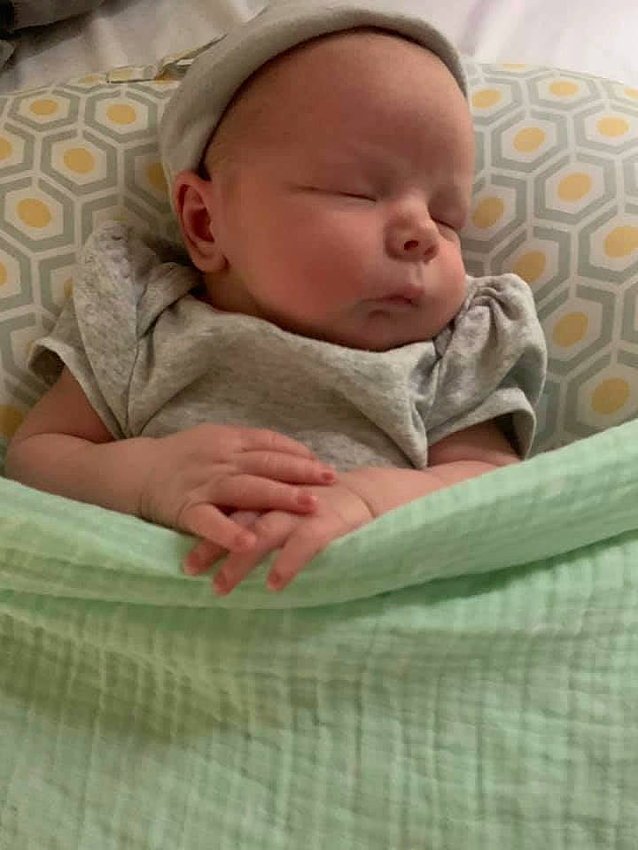 Jimmy is registered to the contest to win money with this photo: baby, baby_sleeping, baby_toddler_clothing, bedtime, blanket, cheek, child, comfort, human, linens, nap, nose, person, skin, sleep, textile, toddler