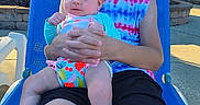 Riley joined the competition — help win amazing prizes! baby, blue_chair, children, colorful_clothing, cuddling, family, infant, lounge_chair, older_child, outdoor, palm_trees, poolside, portrait, relaxed, siblings, sitting, smiling, sunny, travel_signs, vacation