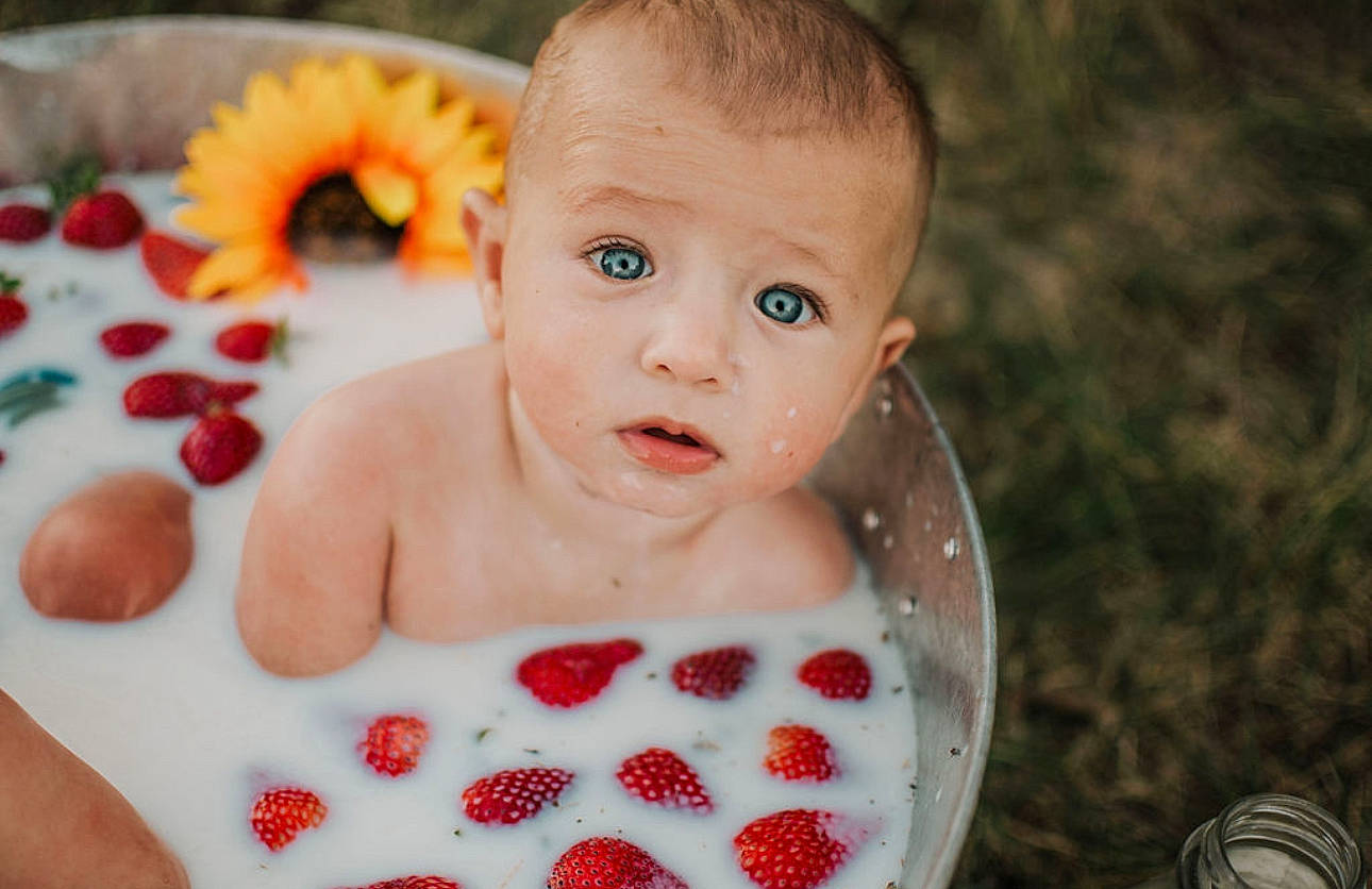 Adalynn joined the competition — help win amazing prizes! baby, baby_toddler_clothing, cheek, child, dress, eye, face, facial_expression, finger, fun, hand, happy, head, lip, nose, people, person, red, skin, smile