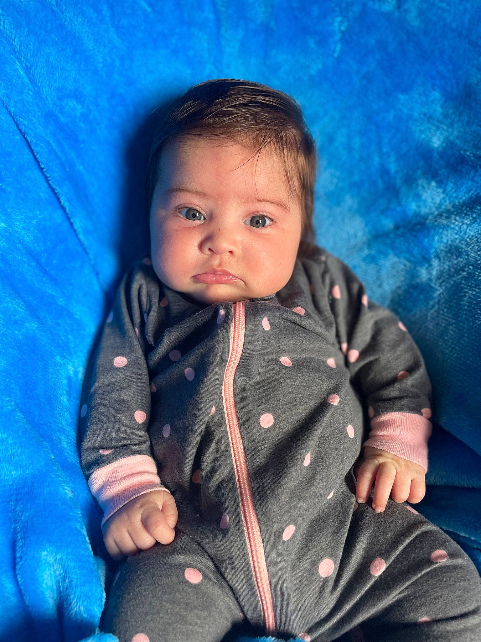Zora joined the competition — help win amazing prizes! azure, baby, baby_toddler_clothing, blue, cheek, cool, eye, eyebrow, flash_photography, happy, iris, jacket, lip, mouth, nose, outerwear, person, skin, sleeve, tree
