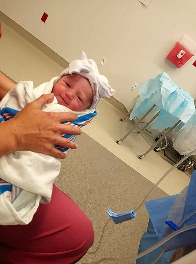 Scarlet joined the competition — help win amazing prizes! baby, baby_toddler_clothing, chair, child, clinic, comfort, event, happy, hat, headwear, health_care, hospital, medical, medical_equipment, medical_procedure, patient, person, room, service, sitting