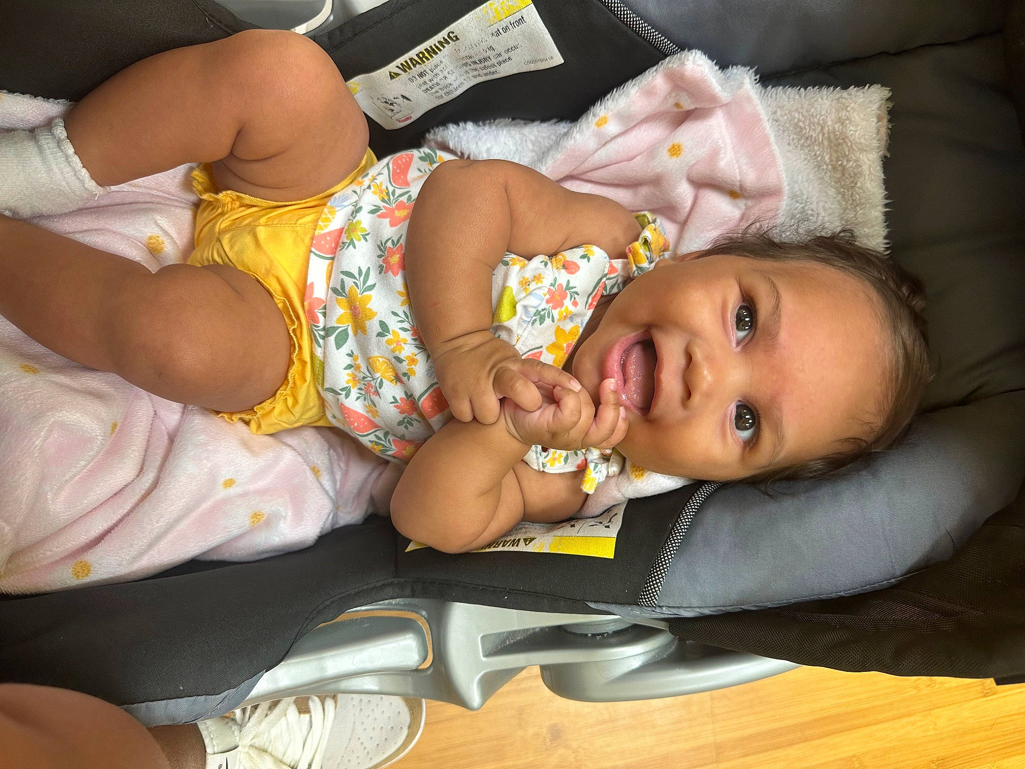 Ariya joined the competition — help win amazing prizes! abdomen, arm, baby, baby_products, cheek, chest, child, comfort, fun, human_leg, lap, mouth, nail, person, product, room, skin, smile, thigh, toddler