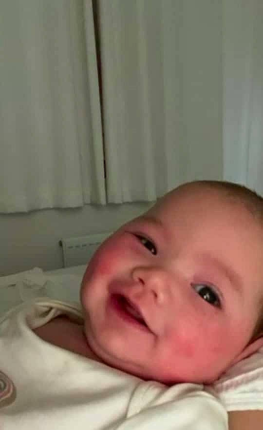 Kathleen joined the competition — help win amazing prizes! baby, cheek, child, chin, comfort, curtain, eye, eyebrow, eyelash, facial_expression, happy, head, iris, joy, lip, mouth, nose, person, skin, smile