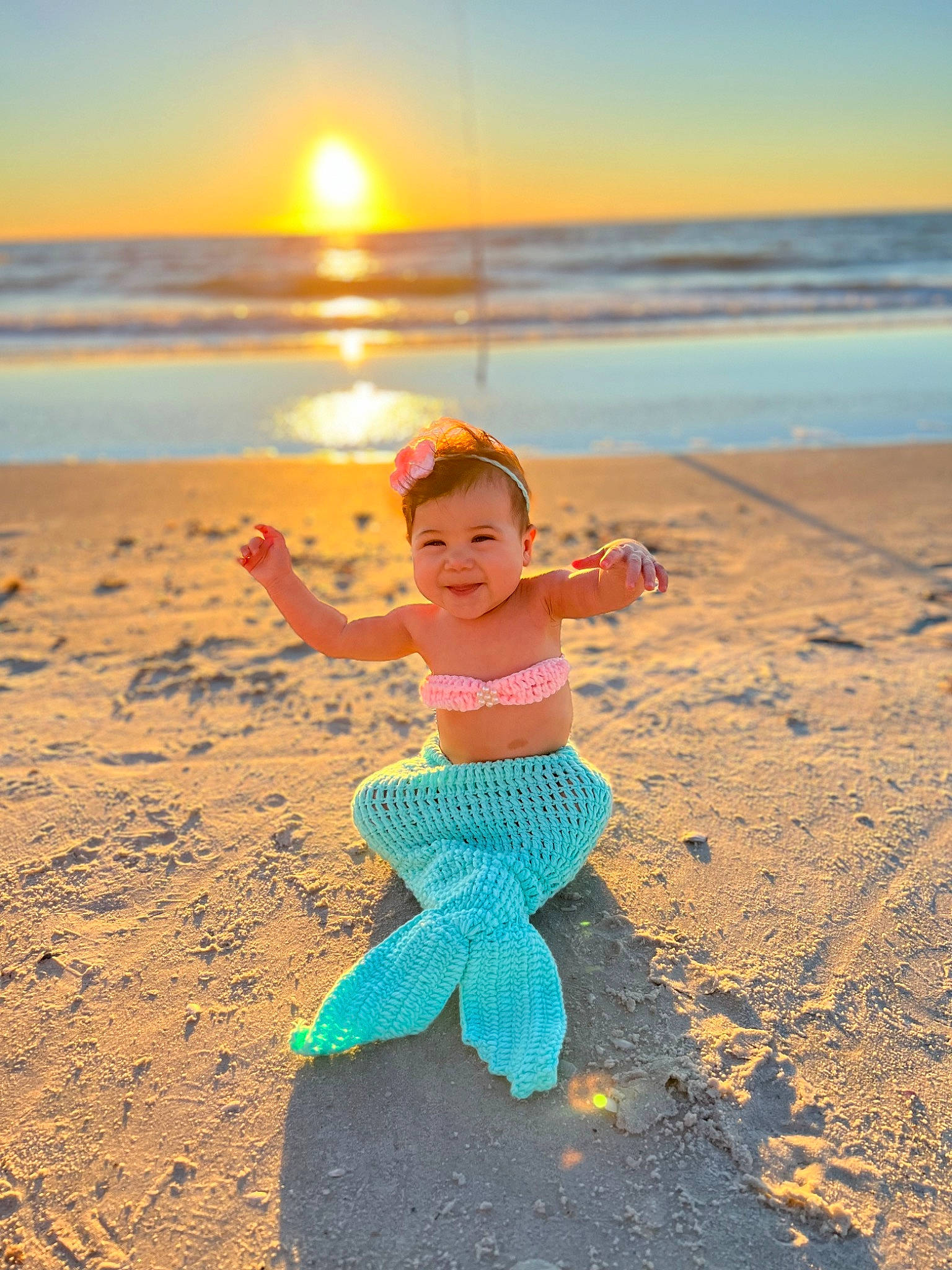 Camila Rose joined the competition — help win amazing prizes! beach, coastal_and_oceanic_landforms, fun, happy, horizon, joy, landscape, leisure, light, morning, people_in_nature, people_on_beach, person, sand, sky, summer, sunlight, sunset, travel, water