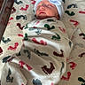 Kinsley joined the competition — help win amazing prizes! newborn, baby, swaddled, blanket, footprint_pattern, hat, bow, sleeping, bassinet, hospital, infant, cute, resting, soft_lighting, portrait, headwear, peaceful, indoors, child, person