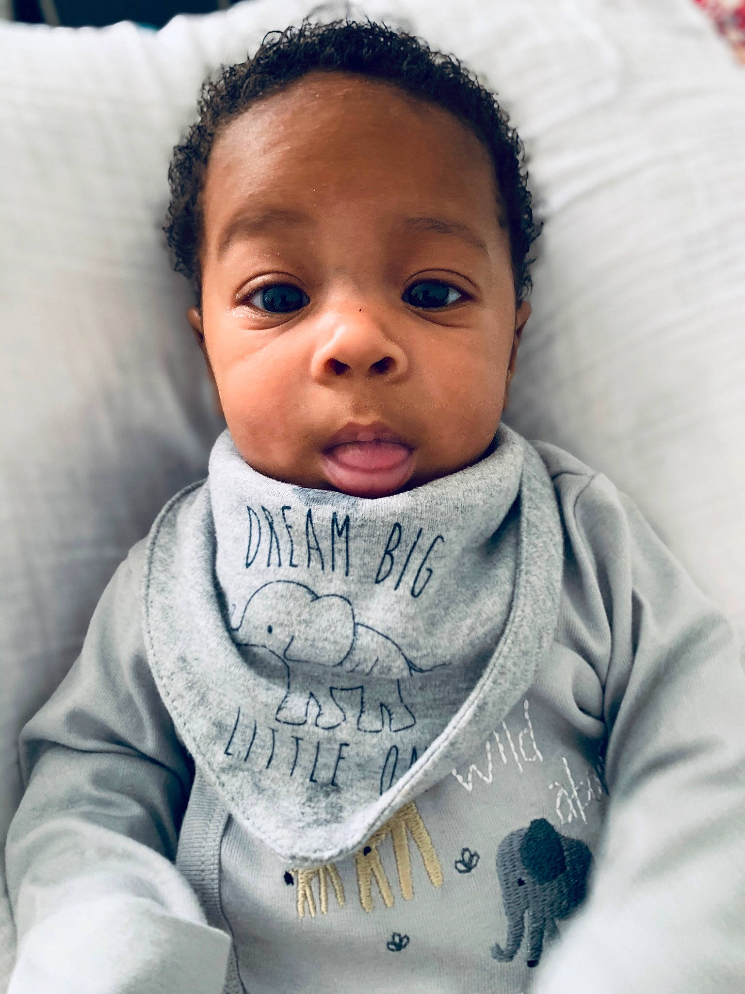 Deshawn joined the competition — help win amazing prizes! baby, cheek, child, chin, cool, eye, eyebrow, face, facial_expression, forehead, happy, head, human, lip, mouth, neck, nose, person, skin, smile