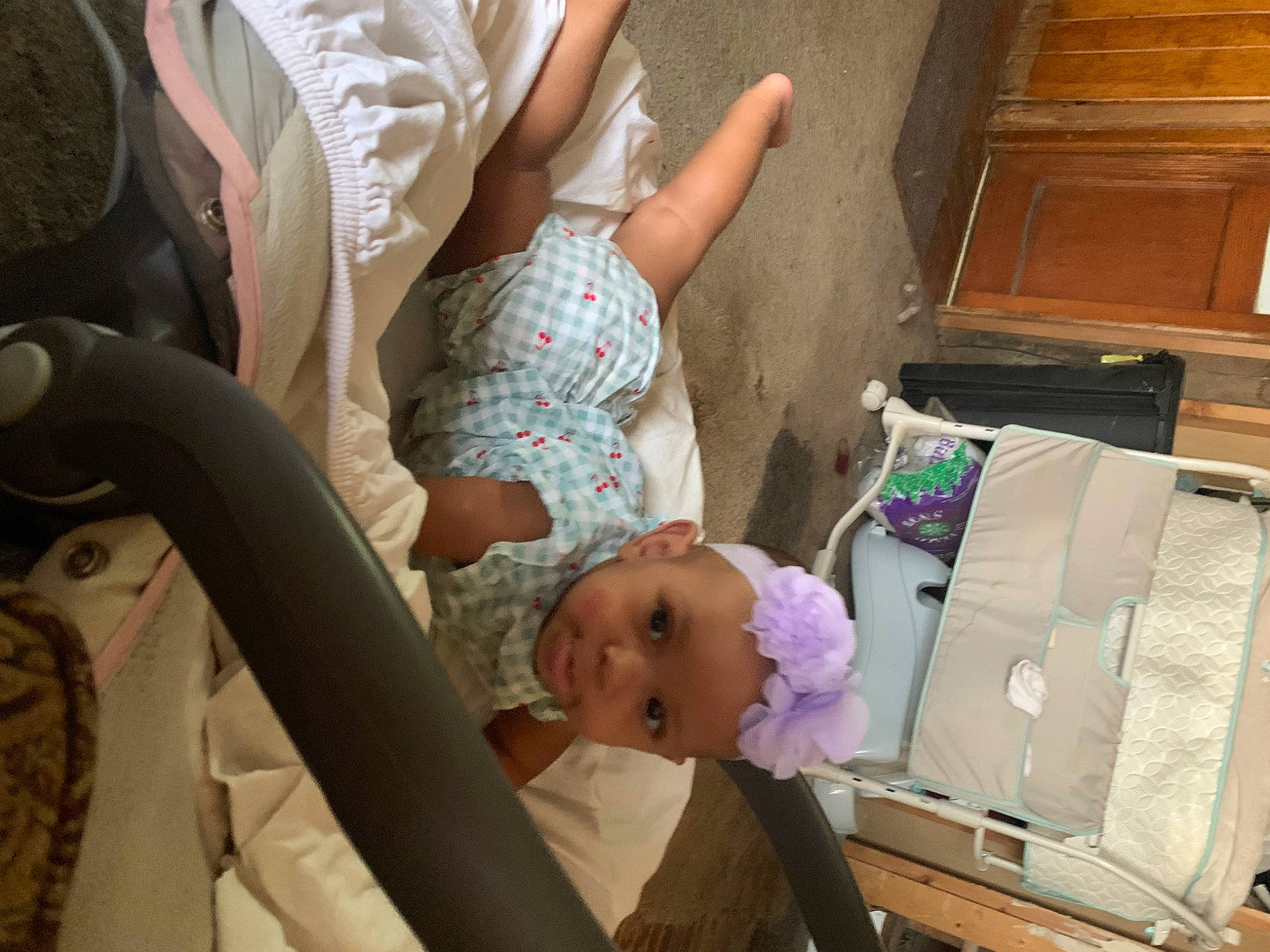 Deja joined the competition — help win amazing prizes! baby, baby_products, box, cabinetry, chest_of_drawers, child, comfort, drawer, fun, human_leg, linens, mammal, pattern, person, room, shipping_box, sitting, snapshot, thigh, toddler