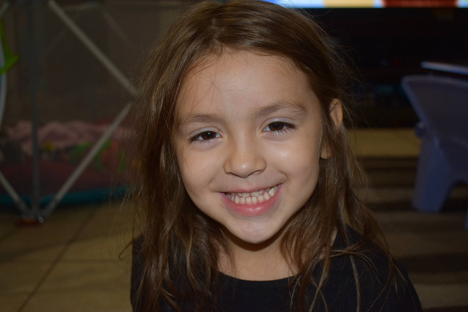 Izabella is registered to the contest to win money with this photo: blond, cheek, child, ear, eyebrow, eyelash, flash_photography, fun, happy, iris, jaw, joy, lip, long_hair, mouth, nose, person, skin, smile, t_shirt