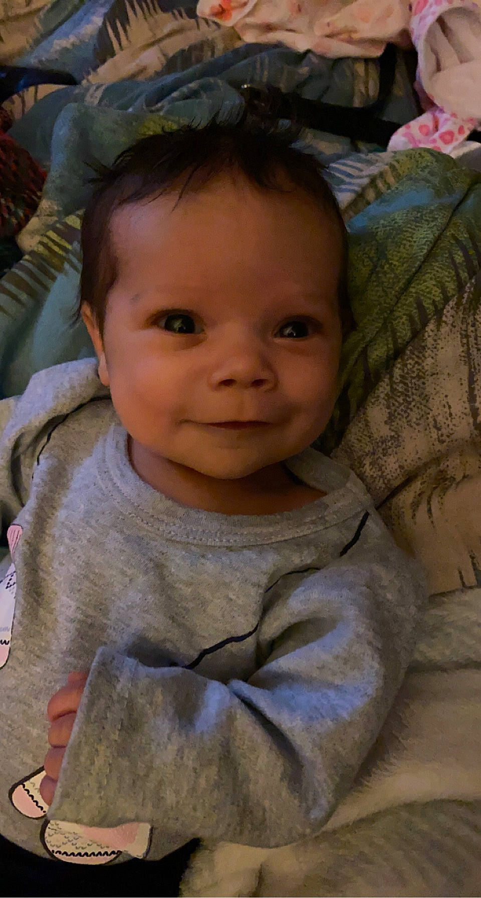 Cecelia joined the competition — help win amazing prizes! baby, baby_toddler_clothing, cheek, chin, eye, eyebrow, forehead, happy, iris, joy, lip, mammal, mouth, neck, nose, person, skin, sleeve, smile, standing