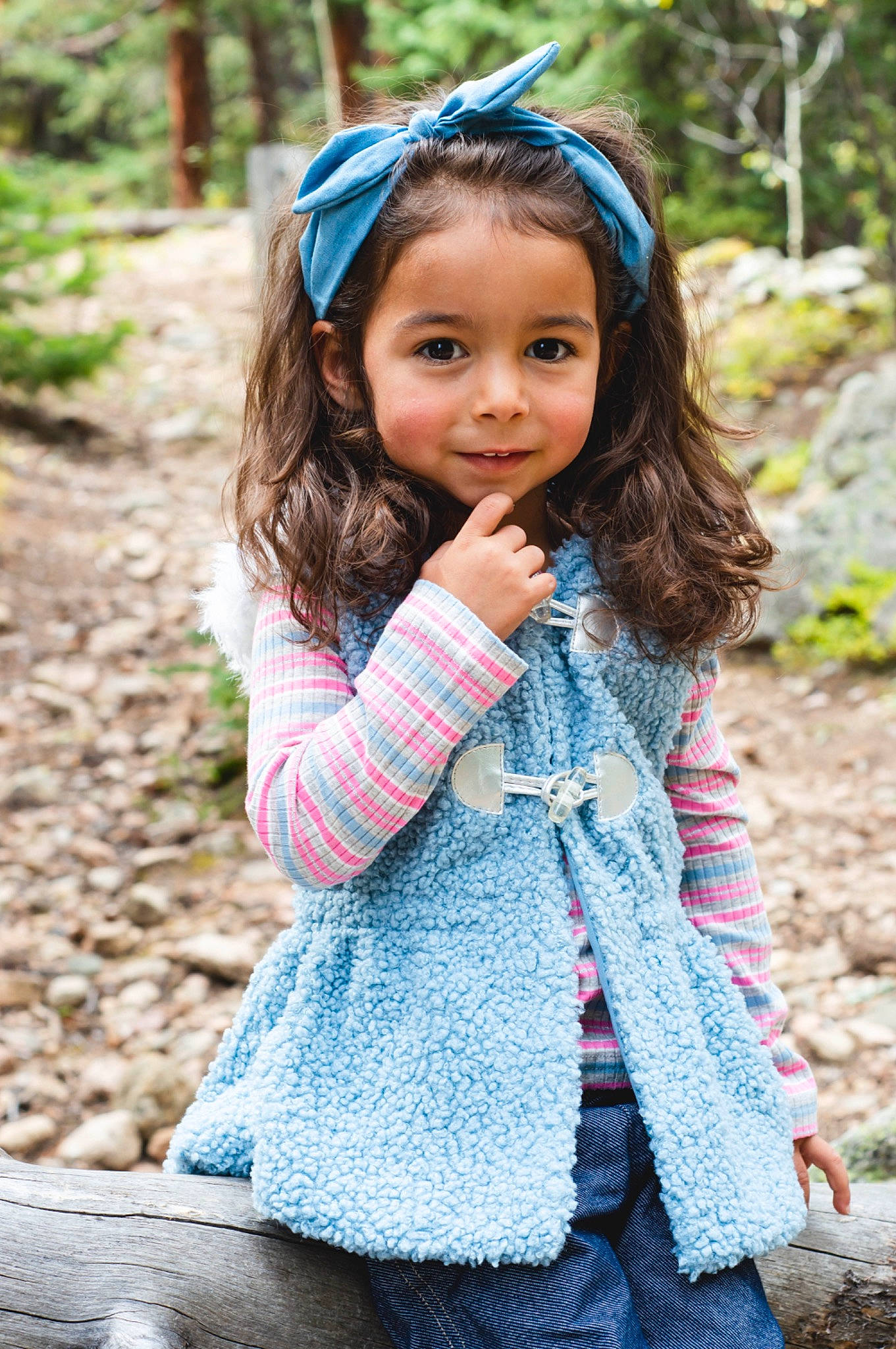 Jayla joined the competition — help win amazing prizes! beauty, child, child_model, clothing, denim, hair_accessory, headband, headgear, jeans, long_hair, outerwear, pattern, people, person, photography, play, portrait, portrait_photography, smile, textile