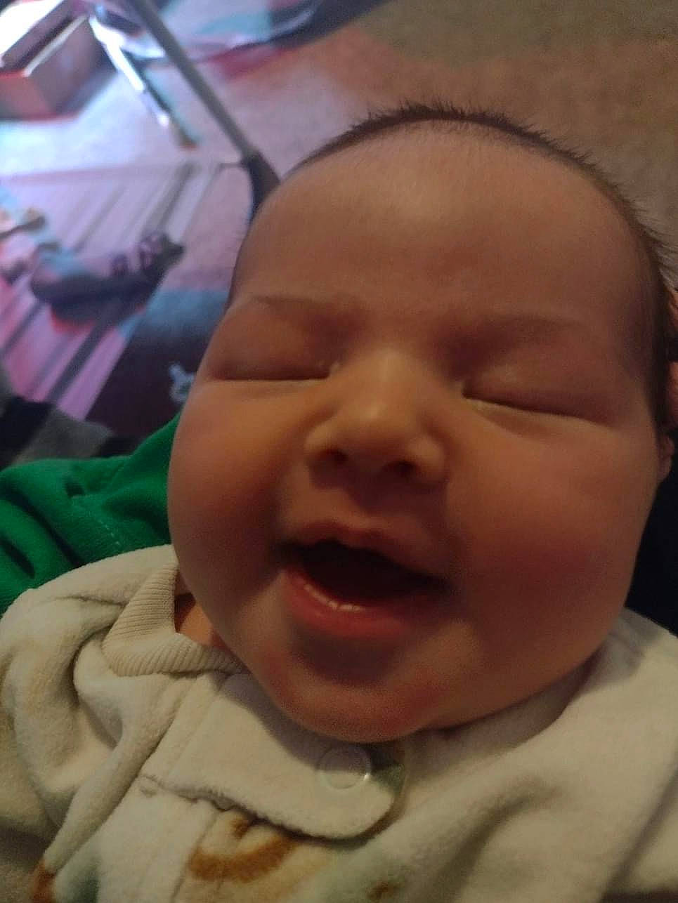 Annalise joined the competition — help win amazing prizes! baby, baby_toddler_clothing, cheek, child, chin, comfort, ear, eyebrow, eyelash, forehead, fun, happy, iris, laugh, lip, mouth, nose, person, skin, smile