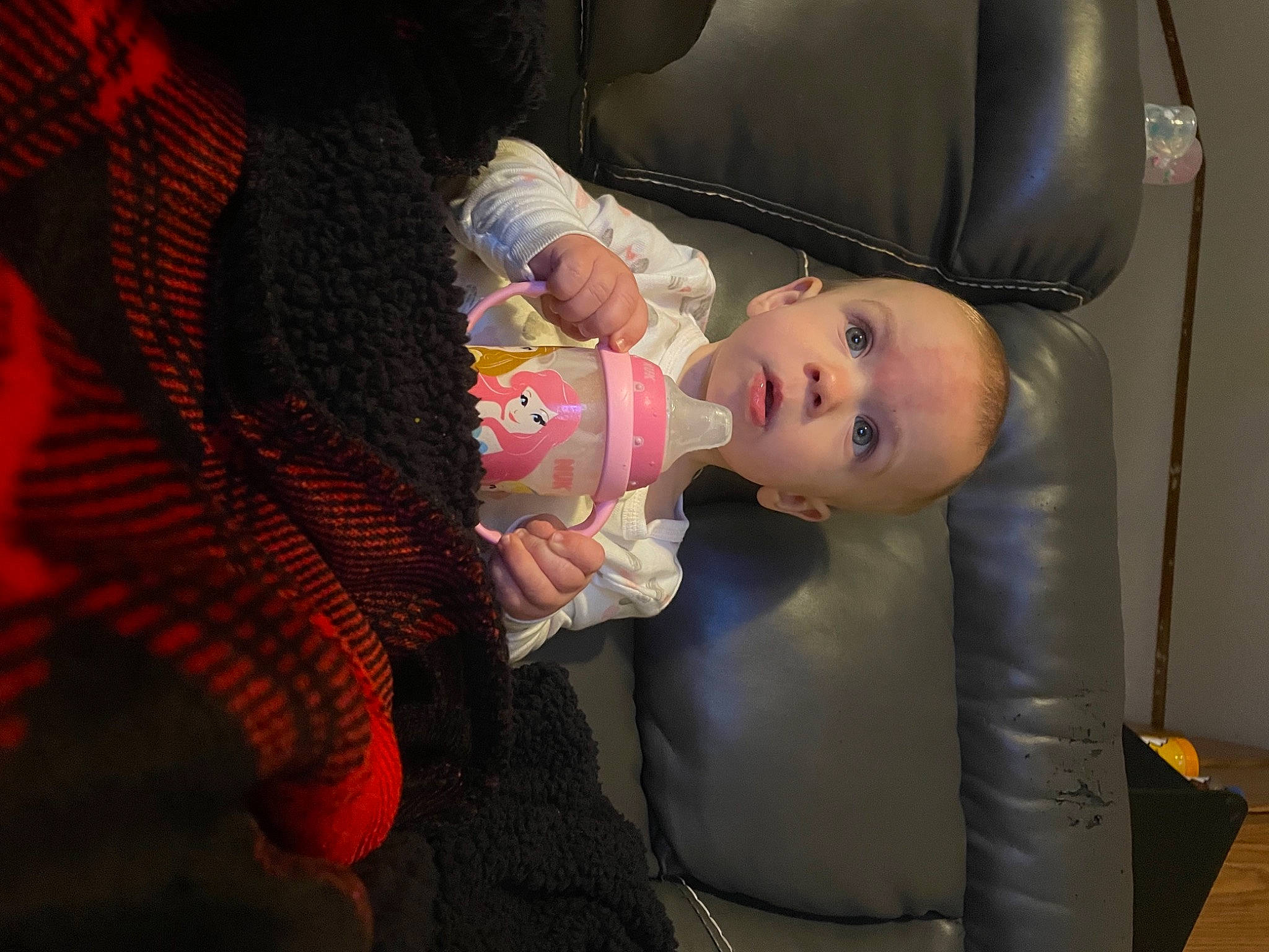 Aleigha joined the competition — help win amazing prizes! auto_part, baby, baby_carriage, baby_products, baby_toddler_clothing, bottle, car_seat, cheek, child, comfort, drinking, drinkware, fun, lip, mouth, nail, person, plastic_bottle, sitting, toddler