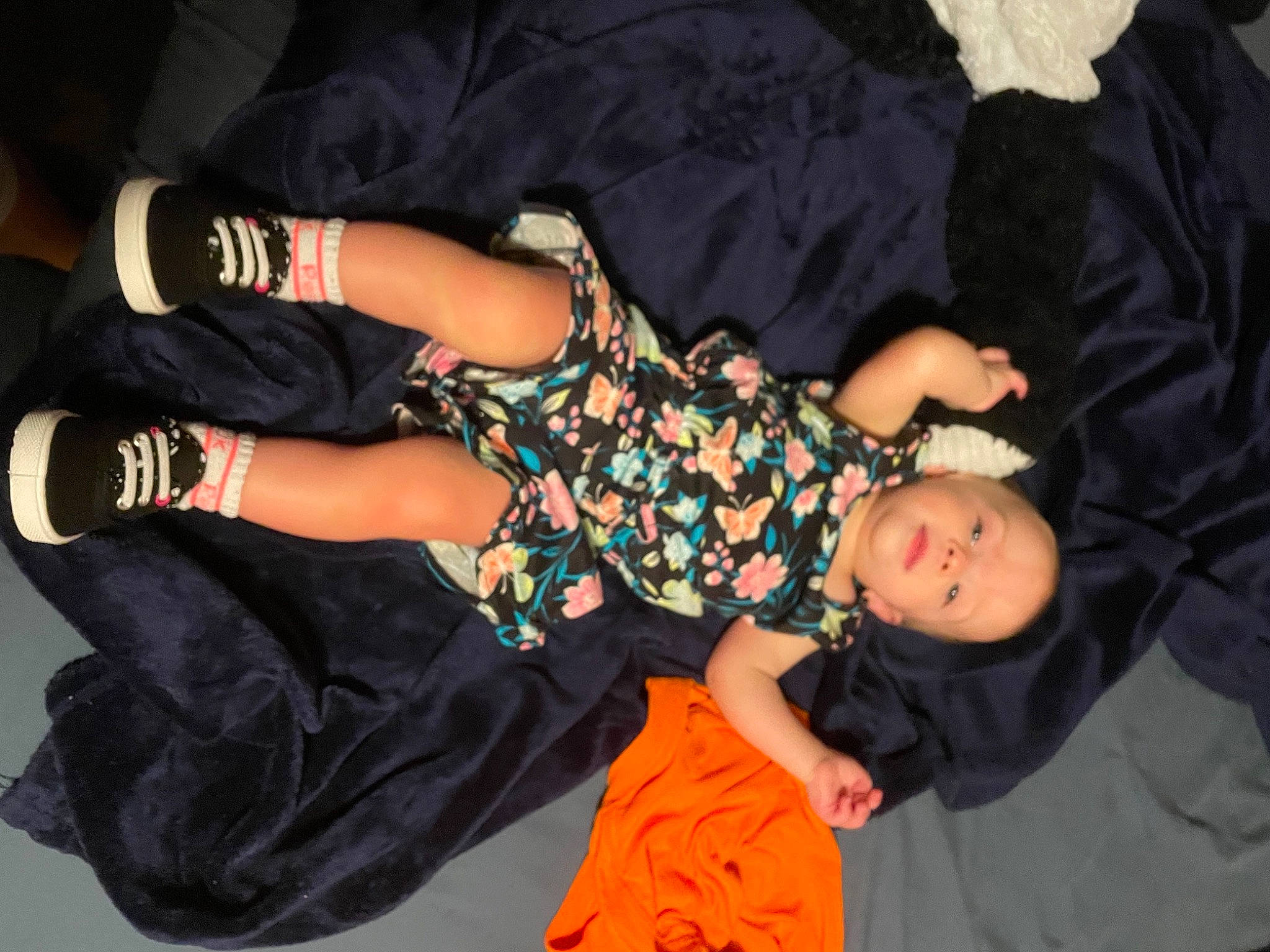 Aleigha is registered to the contest to win money with this photo: arm, baby_toddler_clothing, child, dress, entertainment, event, fashion_design, fun, hat, human_body, human_leg, leg, nail, pattern, performing_arts, person, plant, thigh, toddler, tree