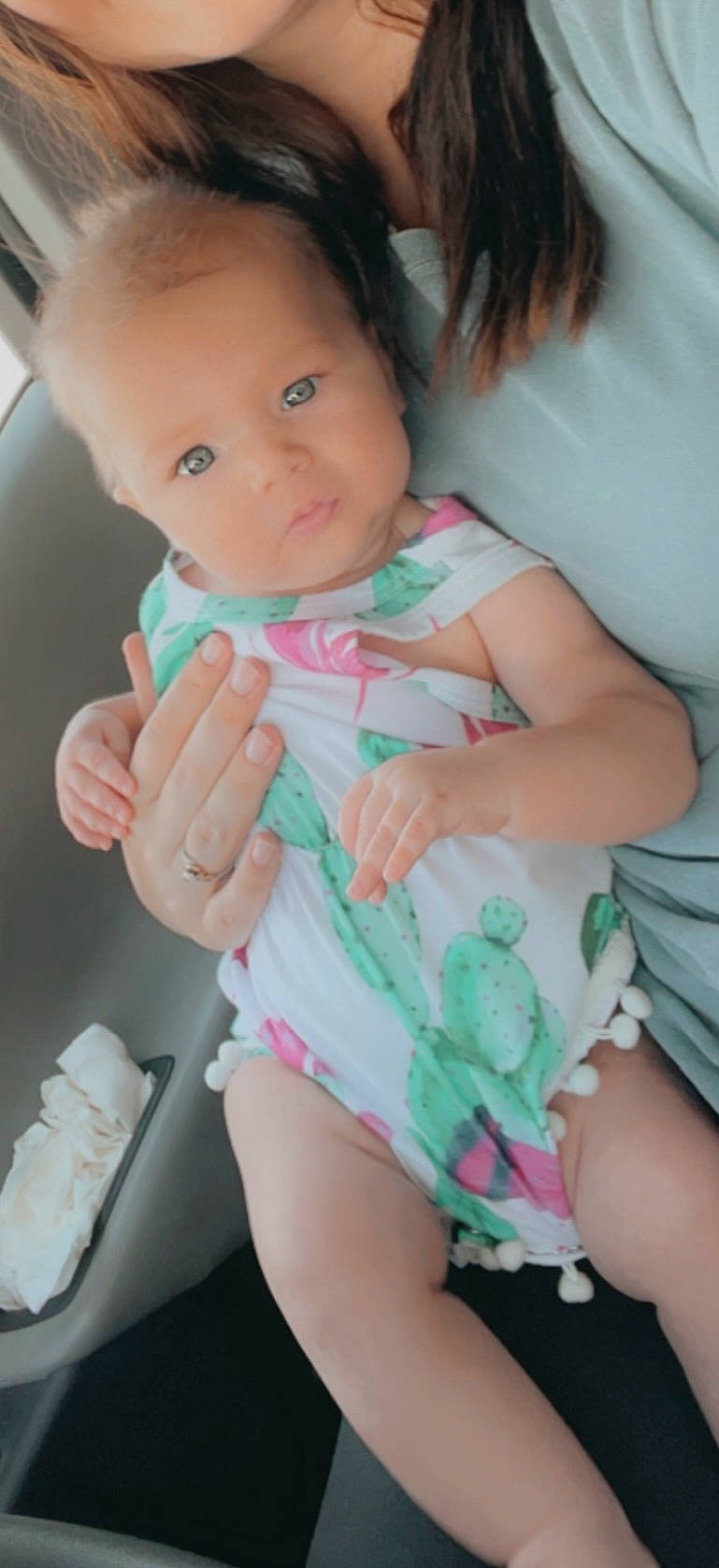 Brooklyn joined the competition — help win amazing prizes! baby, baby_toddler_clothing, cheek, comfort, eye, face, finger, gesture, hair, happy, head, lip, mouth, nose, person, pink, skin, sleeve, smile, thigh