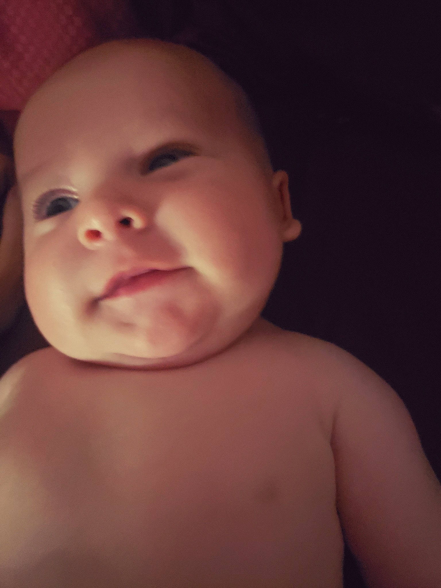 Leroy joined the competition — help win amazing prizes! baby, beauty, cheek, child, chin, close_up, eye, eyebrow, face, facial_expression, forehead, head, human, lip, mouth, muscle, nose, person, pink, skin