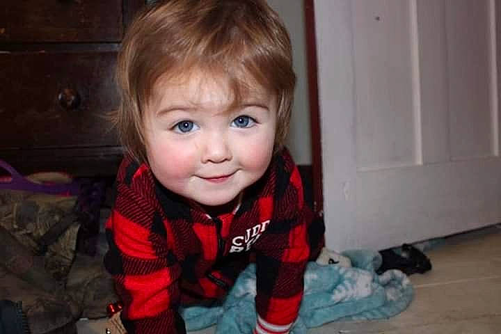 Ashleigh is registered to the contest to win money with this photo: baby, blond, cheek, child, child_model, chin, eye, face, facial_expression, hair, hairstyle, head, iris, joy, lip, nose, person, sitting, skin, smile