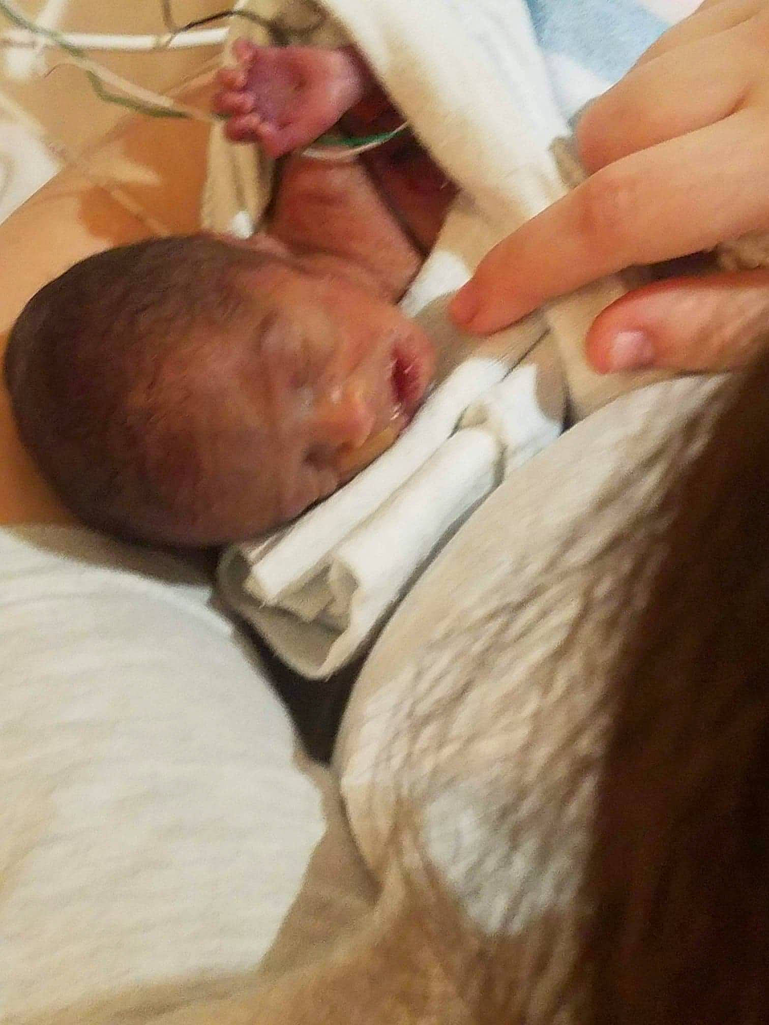 Hazel Rose is registered to the contest to win money with this photo: baby, birth, child, childbirth, hand, muscle, person, skin