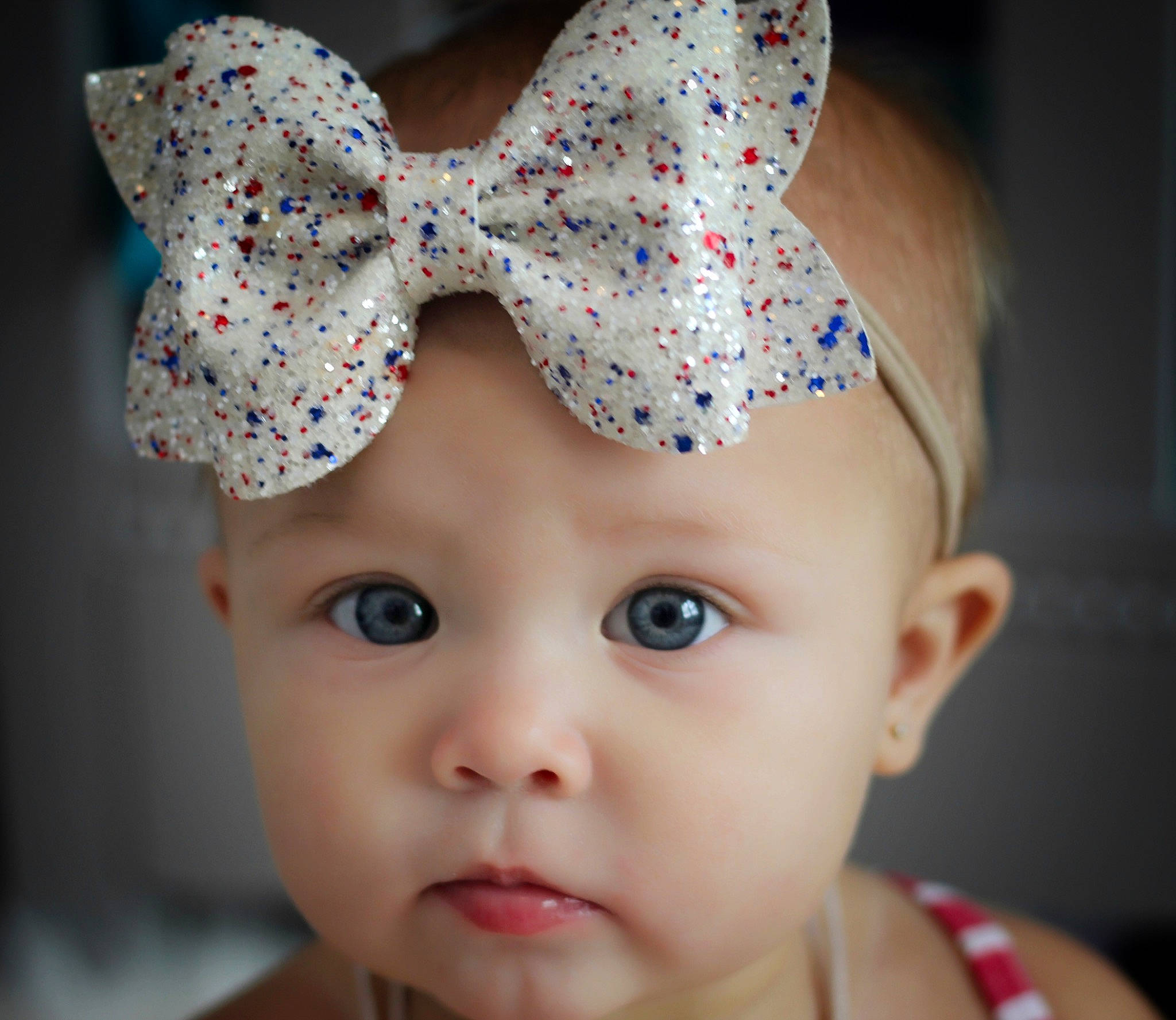 Kynsleigh is registered to the contest to win money with this photo: baby, bow_tie, cheek, child, costume_accessory, ear, fashion_accessory, hair_accessory, head, headgear, headwear, lip, person, toddler