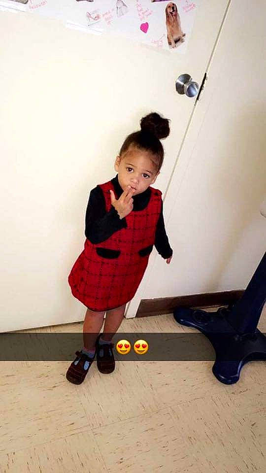 Avianna is registered to the contest to win money with this photo: baby_toddler_clothing, balance, child, elbow, electric_blue, floor, flooring, fun, human_leg, joint, knee, leisure, magenta, mammal, person, sandal, shoe, sleeve, sneakers, toddler