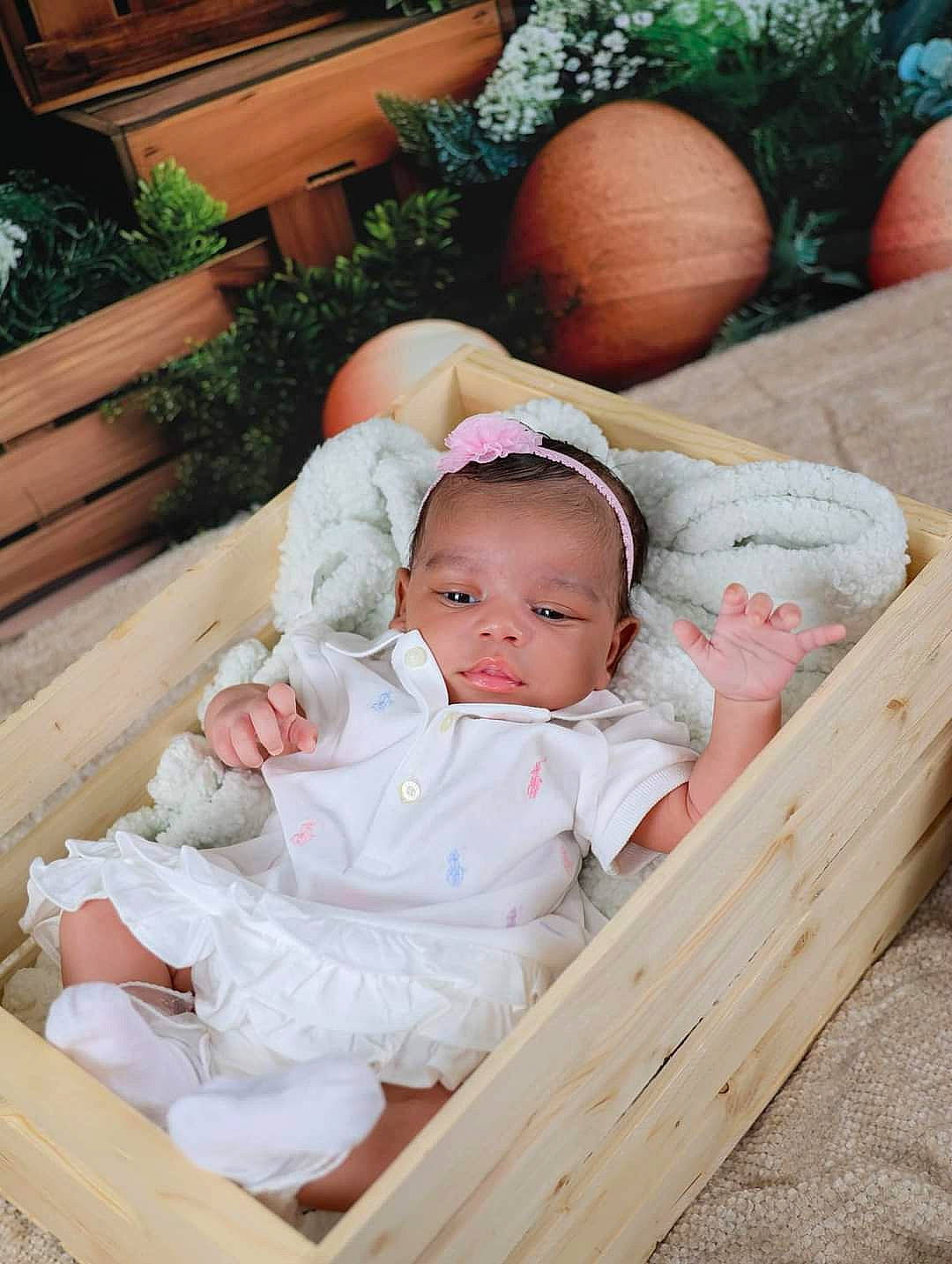 Wynter is registered to the contest to win money with this photo: baby, baby_products, baby_toddler_clothing, calabaza, cheek, child, comfort, cucurbita, gourd, grass, leisure, natural_foods, person, plant, pumpkin, sitting, skin, toddler, vegetable, winter_squash