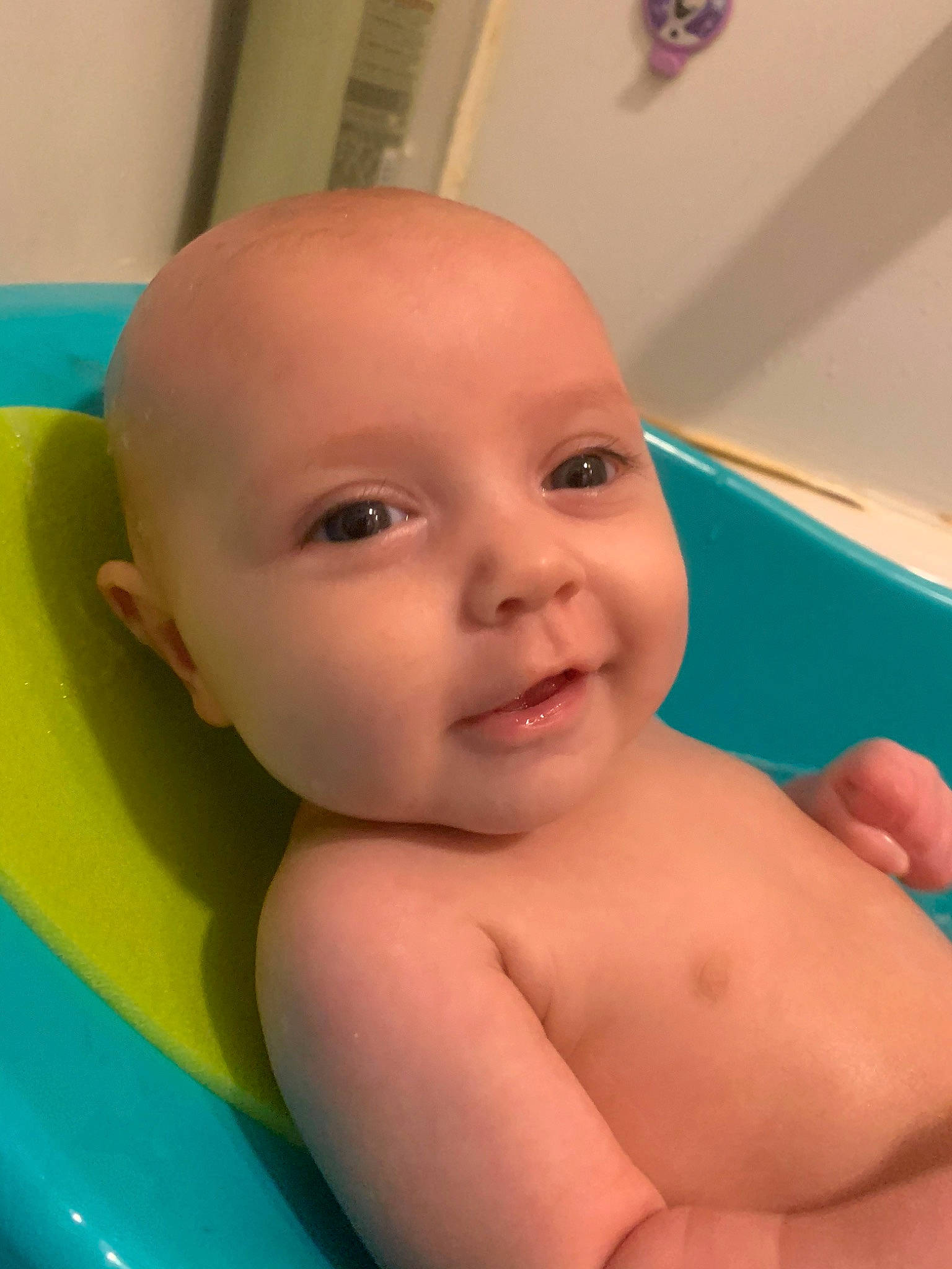 Mia Rose joined the competition — help win amazing prizes! baby, baby_bathing, baby_making_funny_faces, bathing, bathtub, cheek, child, eye, face, forehead, head, leisure, nose, person, skin, smile, toddler