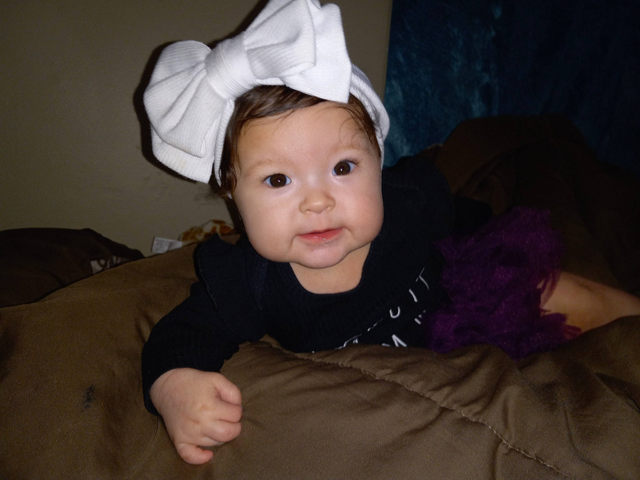 Diana-jade joined the competition — help win amazing prizes! baby, baby_toddler_clothing, cheek, child, comfort, costume_hat, event, eye, fashion_accessory, flash_photography, fun, happy, head, headwear, iris, person, room, sitting, sleeve, smile