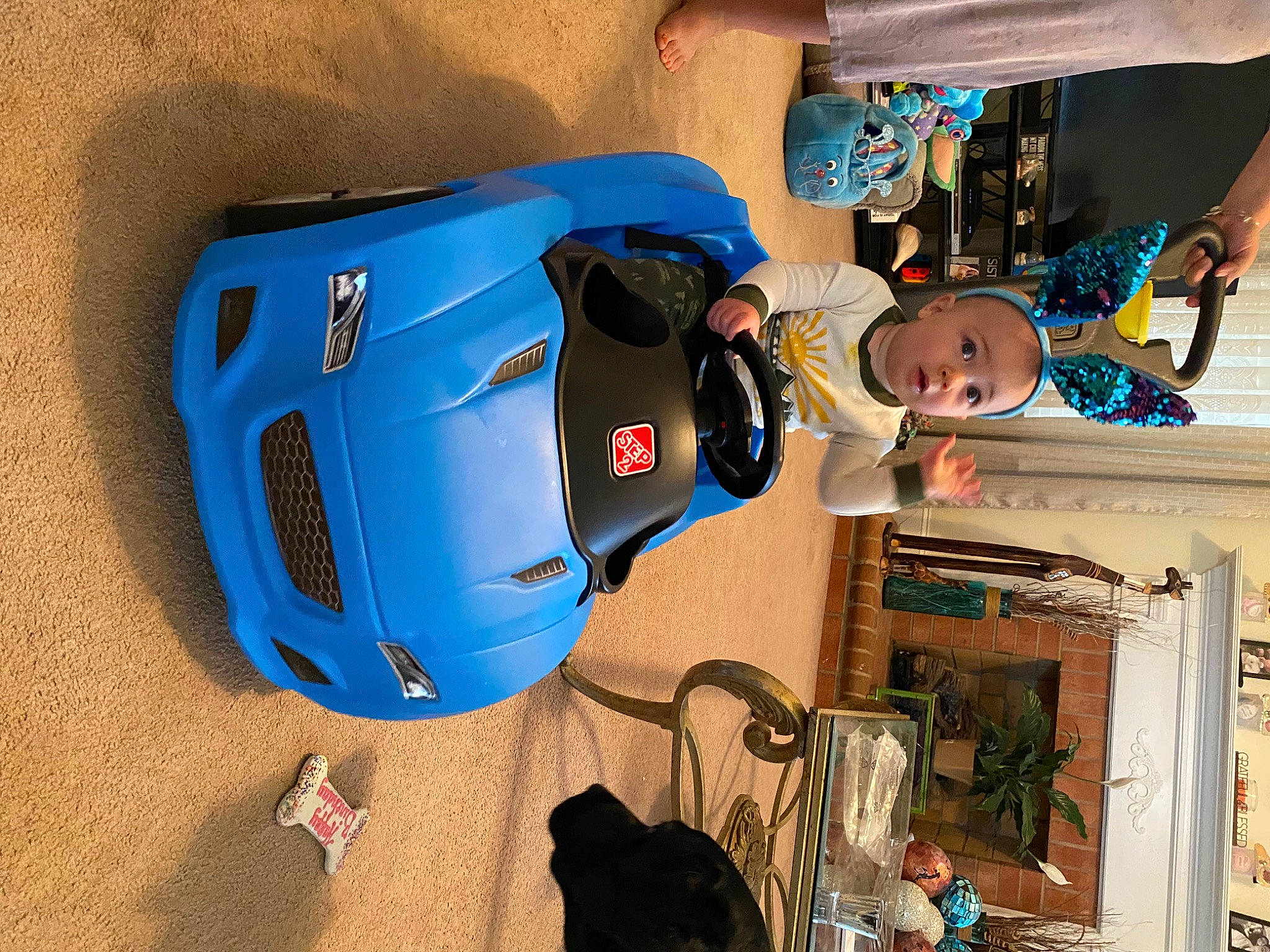 Brian joined the competition — help win amazing prizes! automotive_design, automotive_exterior, automotive_lighting, backpack, bag, blue, bumper, car, electric_blue, family_car, hat, hood, luggage_and_bags, machine, motor_vehicle, person, personal_protective_equipment, recreation, surprise, trunk