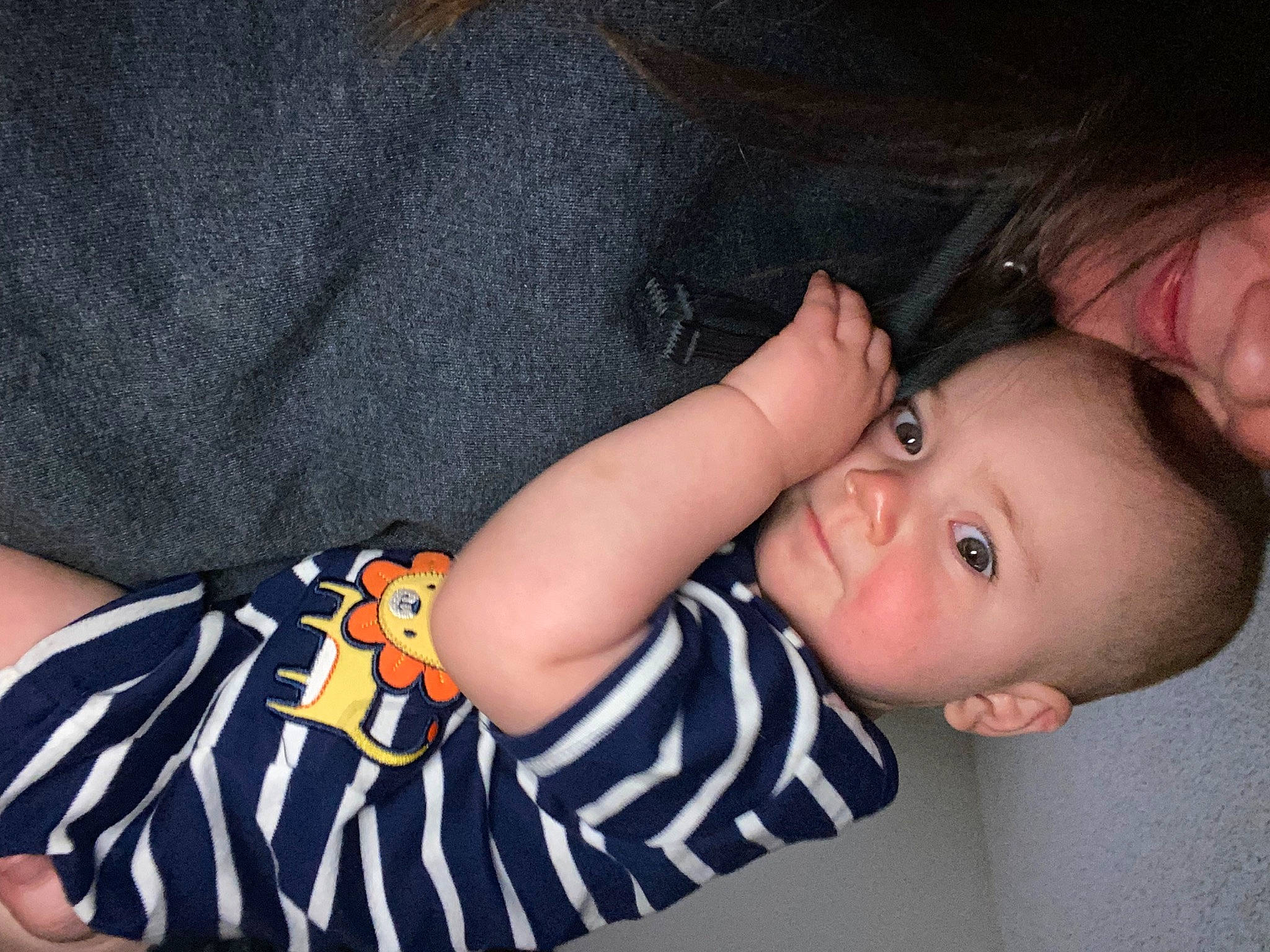 Brian joined the competition — help win amazing prizes! arm, baby, baby_toddler_clothing, cheek, dress, finger, flash_photography, gesture, happy, human_body, iris, joint, leg, nail, neck, nose, person, skin, sleeve, thumb