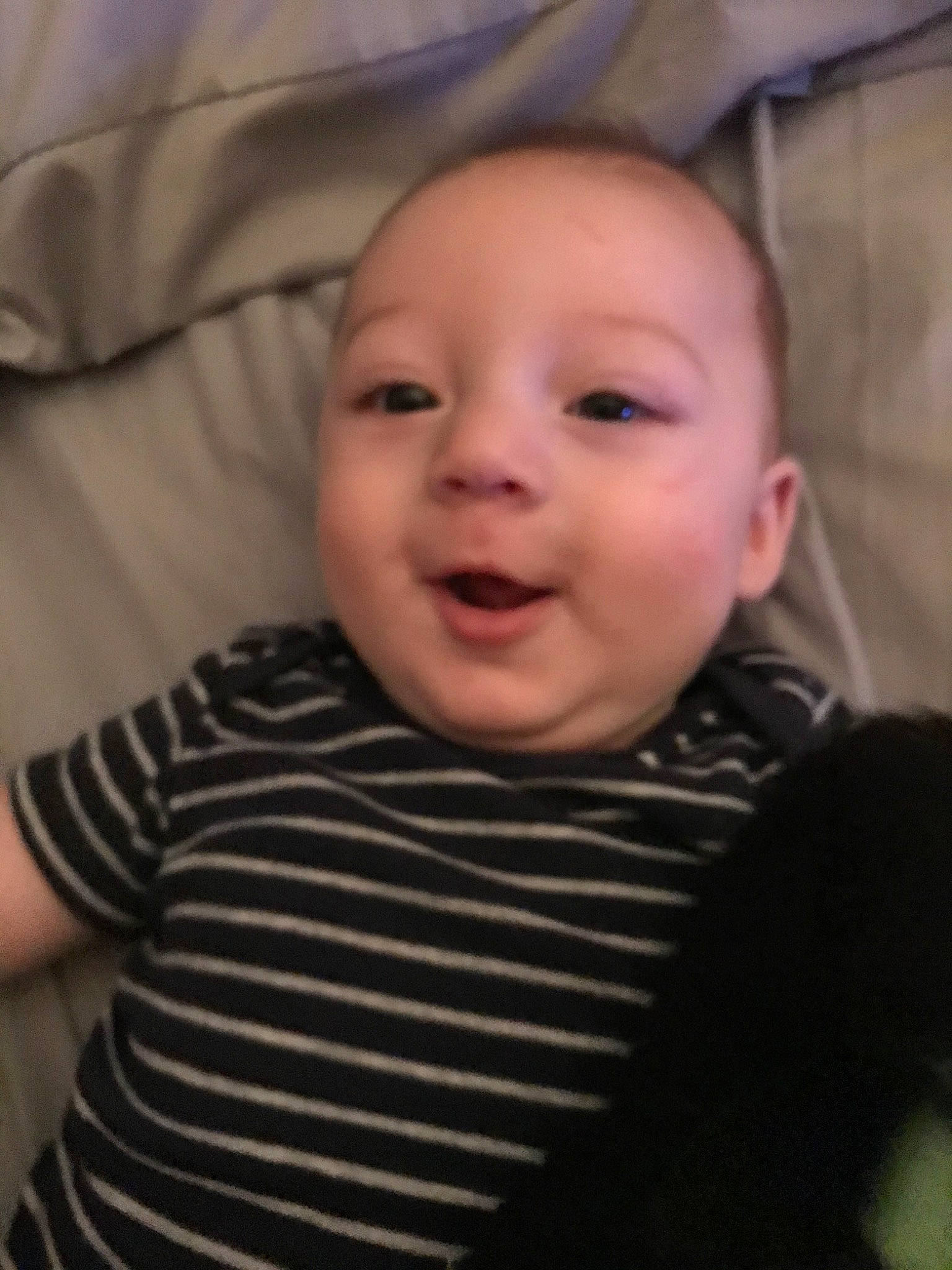 Santino joined the competition — help win amazing prizes! baby, cheek, child, chin, ear, eye, eyebrow, face, facial_expression, forehead, head, iris, laugh, lip, mouth, nose, person, skin, smile, toddler