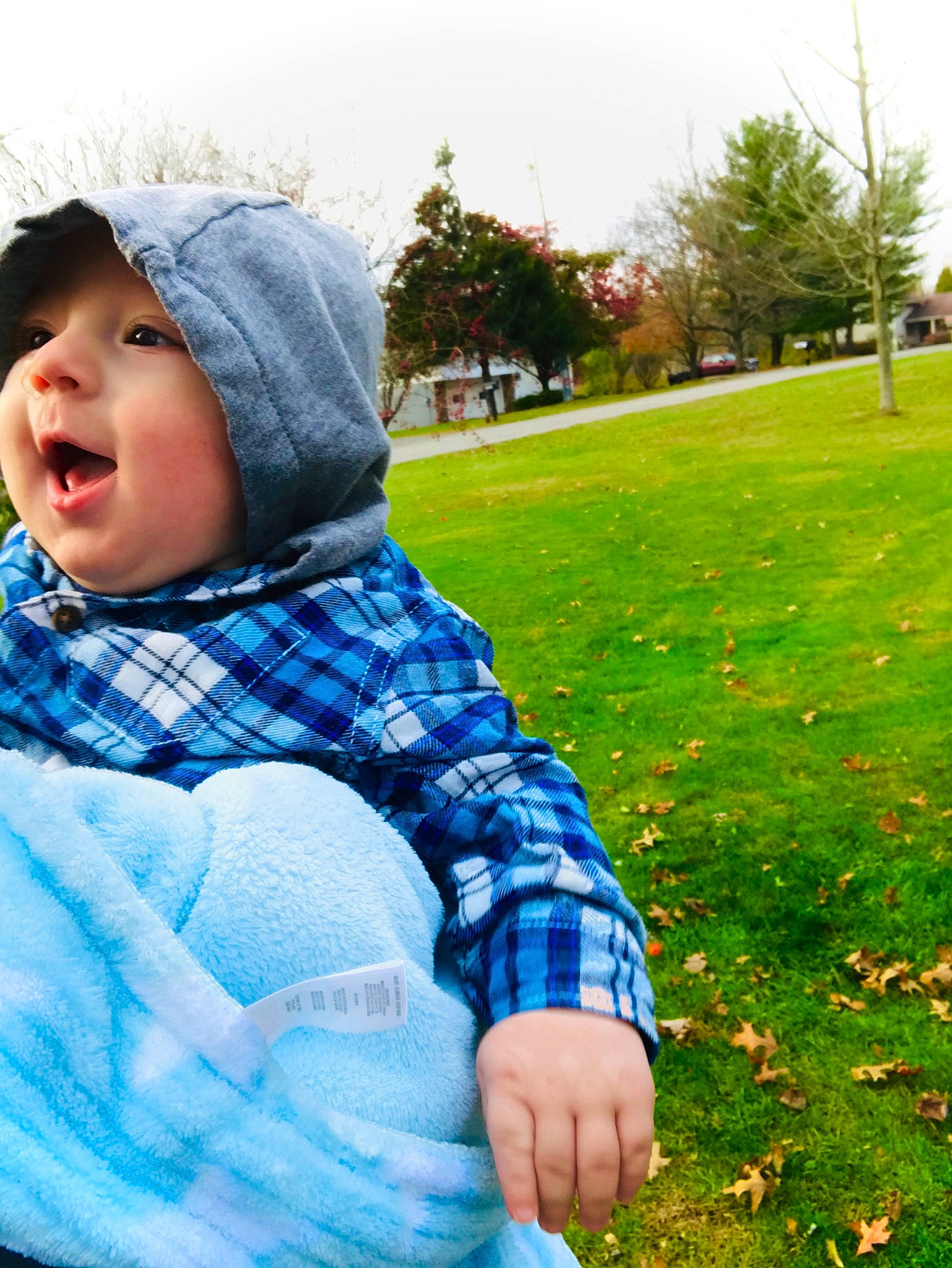 Santino joined the competition — help win amazing prizes! baby, blue, child, cool, grass, grass_family, green, happy, headwear, lawn, leaf, meadow, outerwear, person, plant, play, sky, smile, spring, toddler