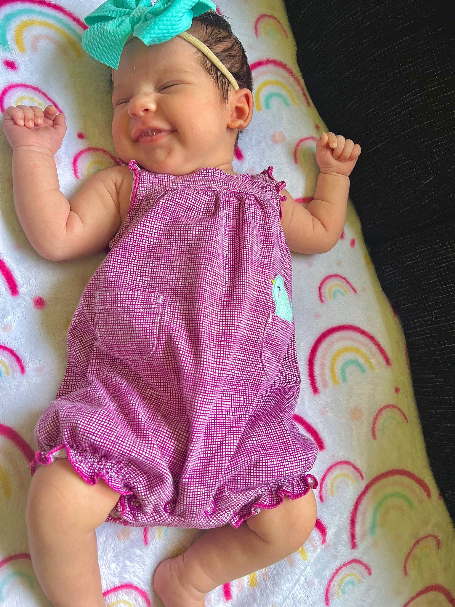 Zaniyah is registered to the contest to win money with this photo: baby, baby_toddler_clothing, beauty, cap, child, dress, eye, finger, happy, human_body, magenta, person, pink, purple, skin, sleeve, smile, t_shirt, textile, toddler