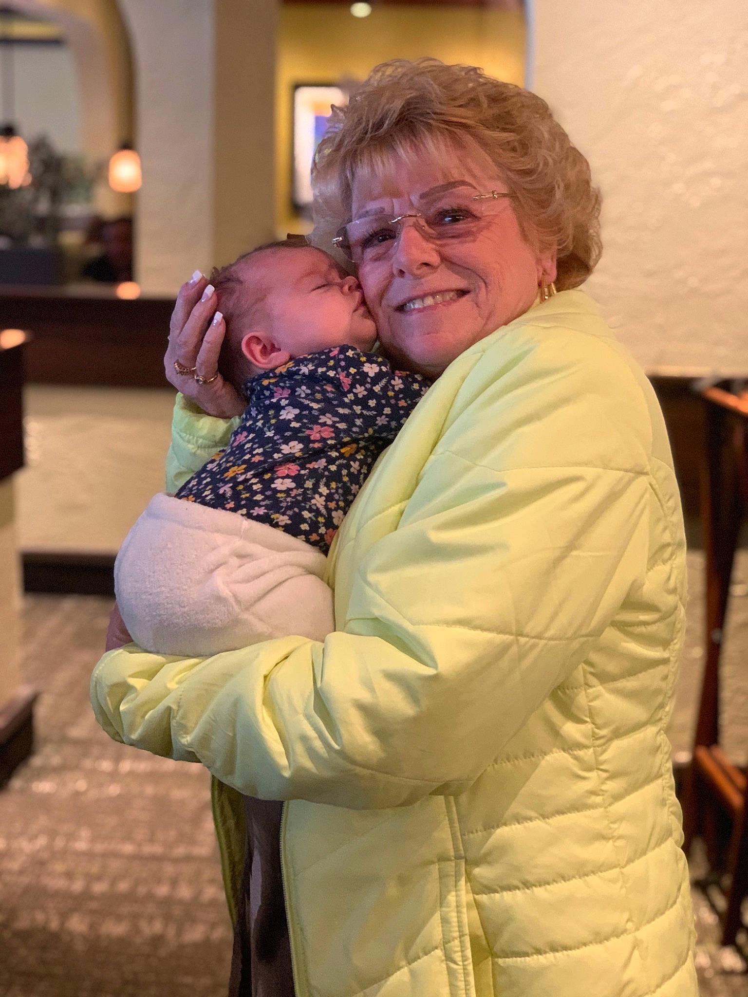 Lilly May joined the competition — help win amazing prizes! event, family, grandparent, hug, interaction, joy, person, smile