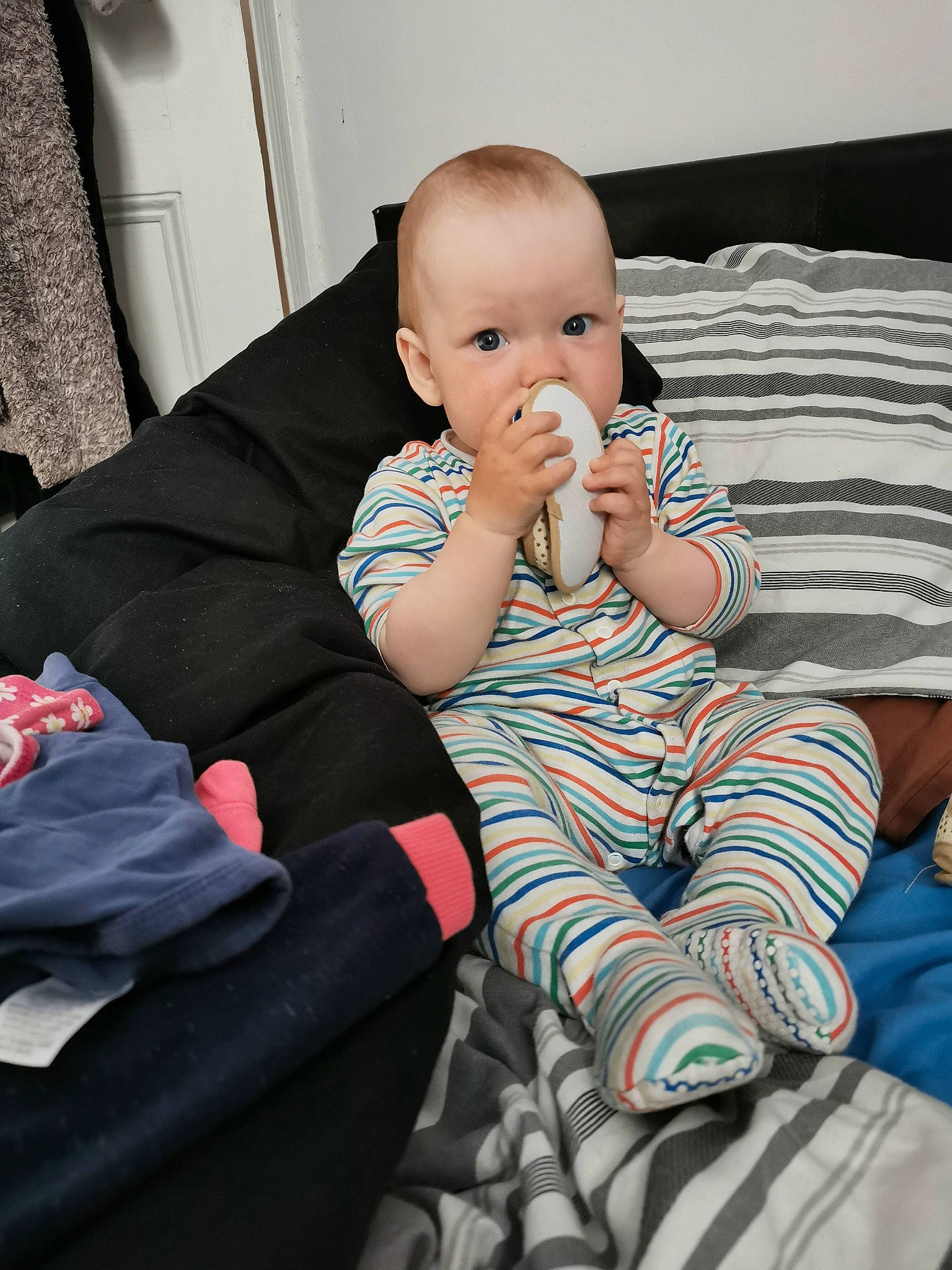 Adelyte joined the competition — help win amazing prizes! baby, cheek, child, comfort, couch, electronic_device, eye, face, finger, furniture, head, leg, nose, person, sitting, skin, toddler, vacation