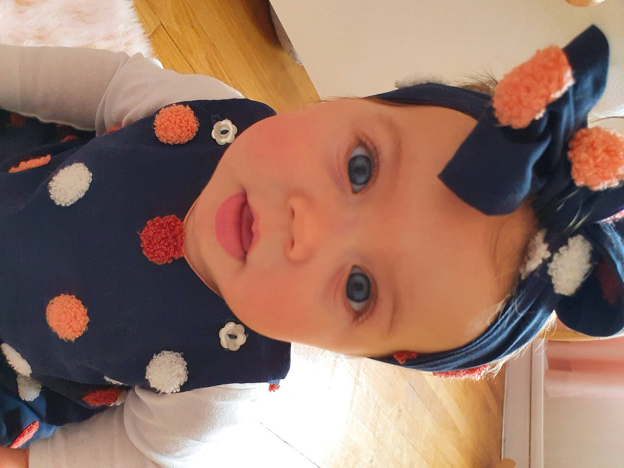 Rose participe au concours pour gagner de l'argent avec cette photo : cheek, child, chin, ear, eye, eyebrow, eyelash, eyewear, fun, happy, headwear, lip, mouth, neck, nose, orange, person, skin, sleeve, textile