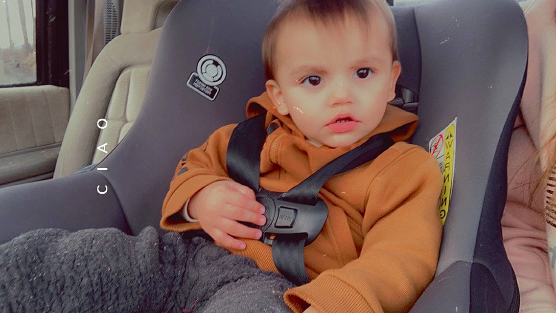 Angelo joined the competition — help win amazing prizes! auto_part, automotive_design, baby, baby_toddler_clothing, car_seat, car_seat_cover, cheek, child, comfort, family_car, finger, gesture, luxury_vehicle, motor_vehicle, person, seat_belt, sitting, skin, thumb, toddler