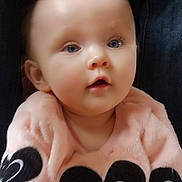 Elsie Mae is registered to the contest to win money with this photo: baby, bodypart, doll, ear, face, finger, frown, hand, happy, head, heart, mouth, newborn, person, photography, portrait, sad, selfie, smile, toy