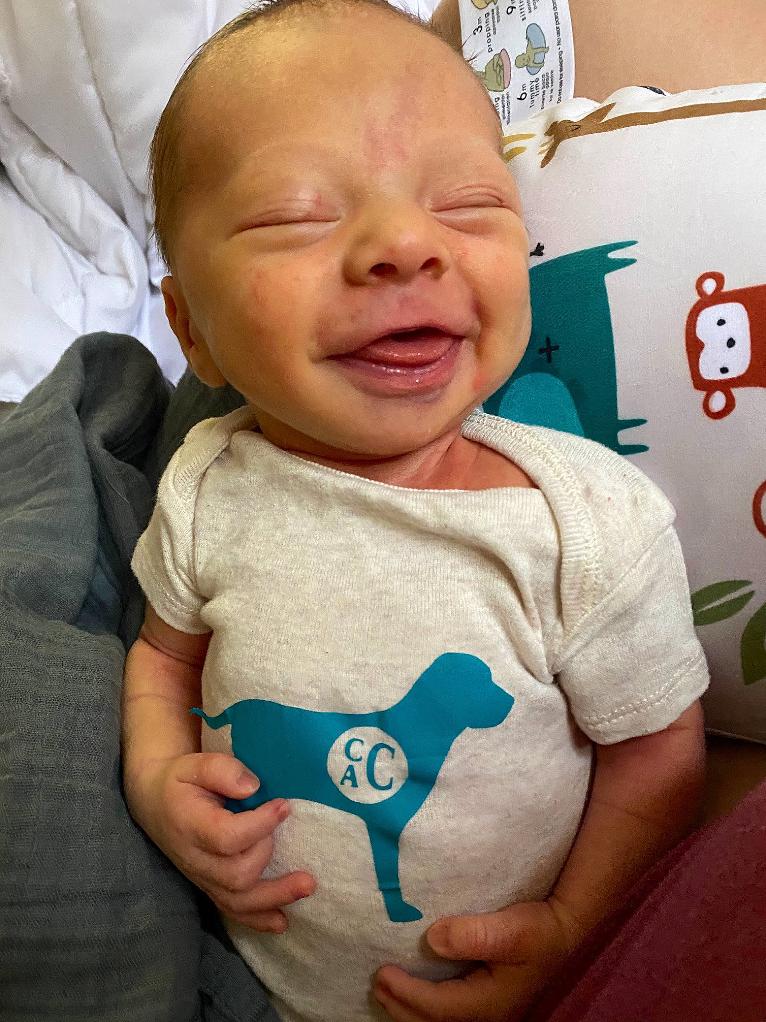 Chesley joined the competition — help win amazing prizes! baby, cheek, child, facial_expression, person, skin, smile, toddler