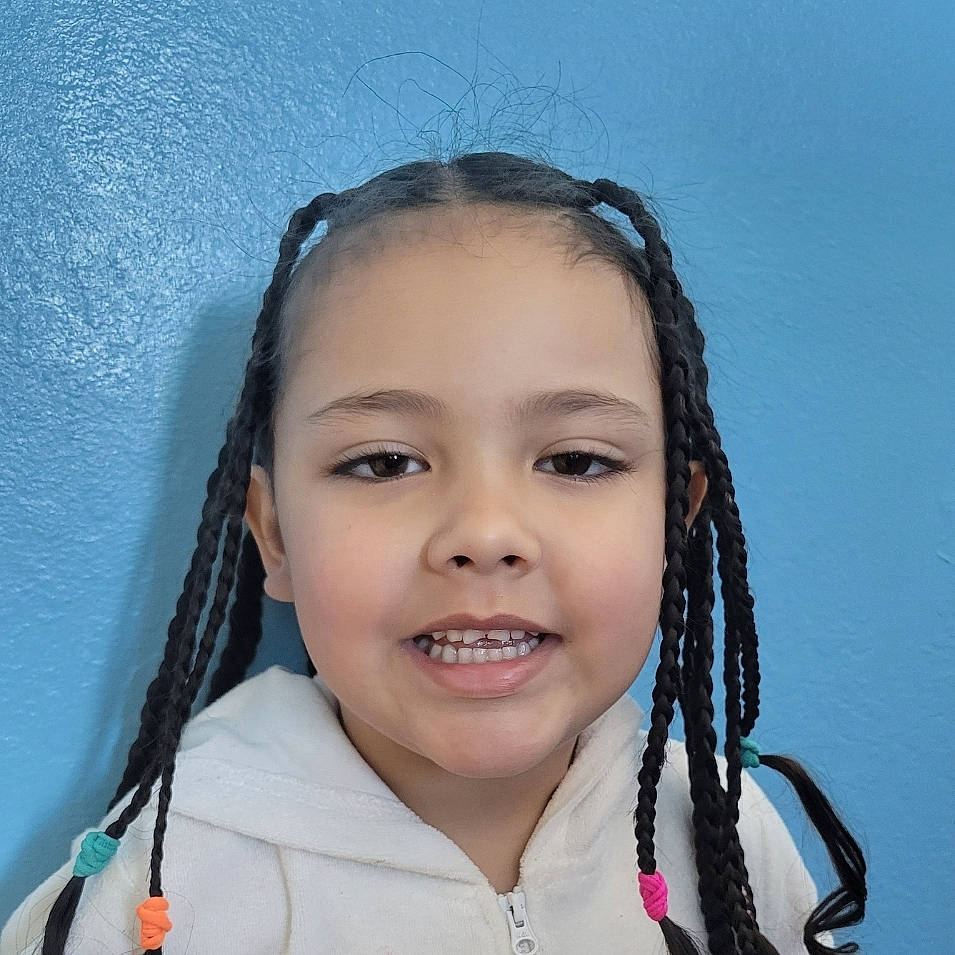 Alicia joined the competition — help win amazing prizes! audio_equipment, braid, cheek, cornrows, ear, eyebrow, eyelash, fun, hair, happy, head, hearing, jaw, joy, lip, long_hair, neck, nose, person, pigtail