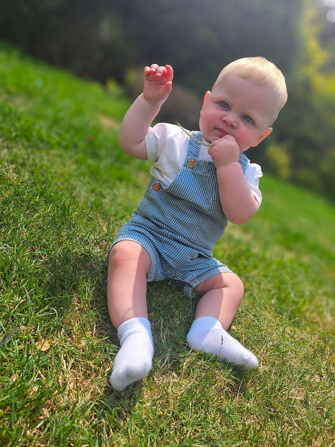 Arthur joined the competition — help win amazing prizes! baby, baby_toddler_clothing, ball, finger, flash_photography, fun, gesture, grass, grass_family, grassland, hand, happy, lawn, leisure, meadow, people_in_nature, person, plant, playing_with_kids, recreation