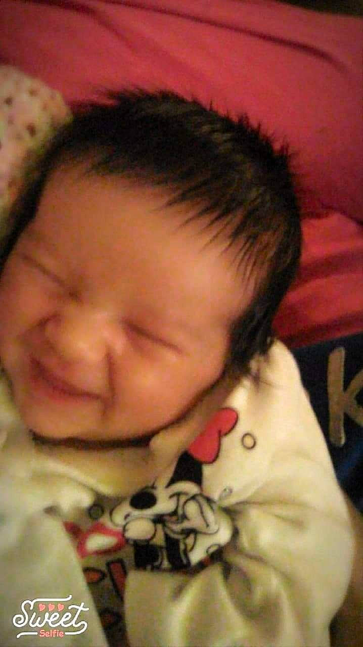 Prudence is registered to the contest to win money with this photo: baby, bedtime, cheek, child, chin, ear, face, forehead, head, joy, lip, mouth, nap, nose, person, skin, sleep, smile, toddler